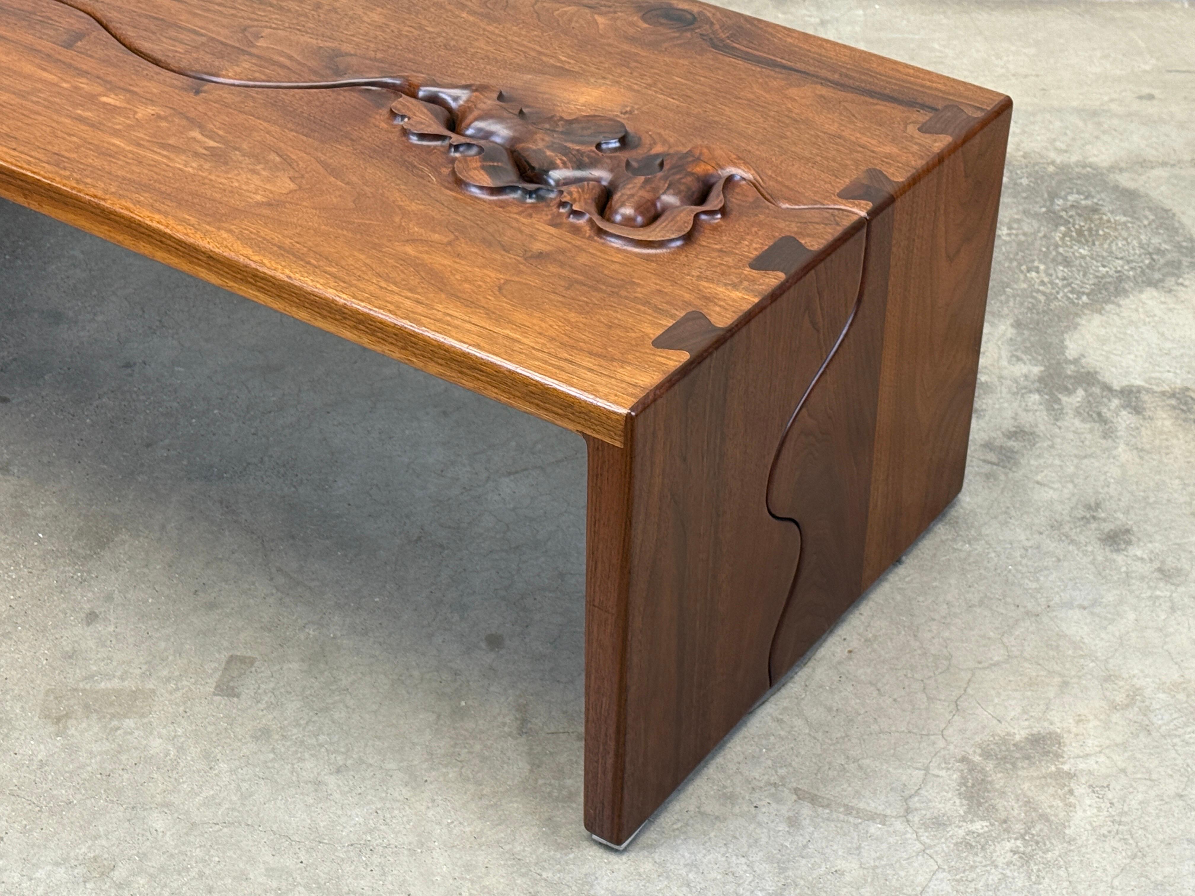 Studio Craft Coffee Table by Robert and Joanne Herzog, 1985 For Sale 3