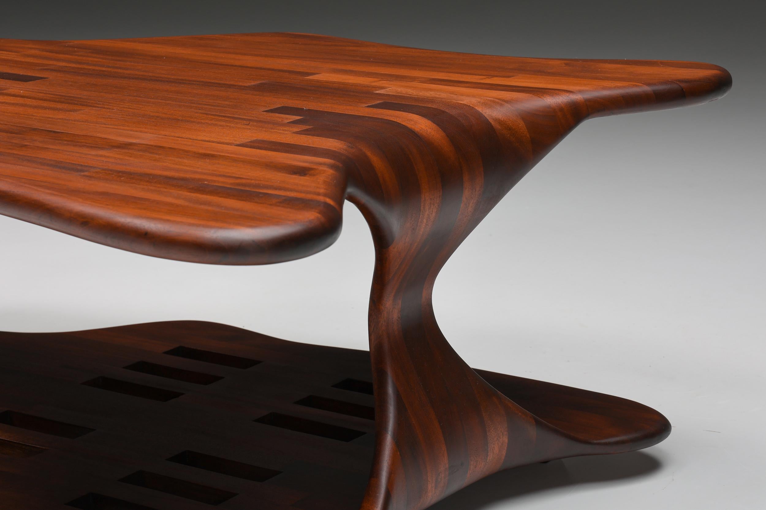 Table basse Studio Craft, époque moderne, États-Unis, années 1970 en vente 3