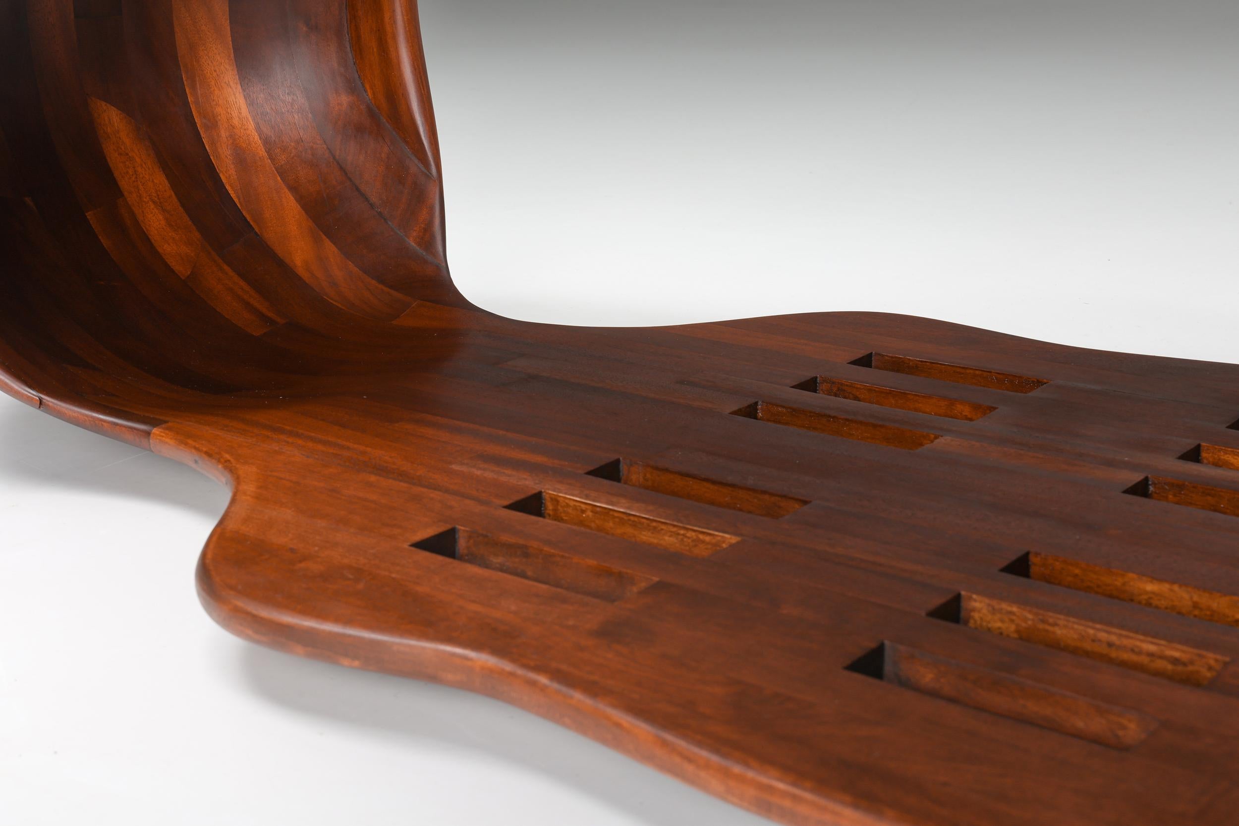 Table basse Studio Craft, époque moderne, États-Unis, années 1970 en vente 4