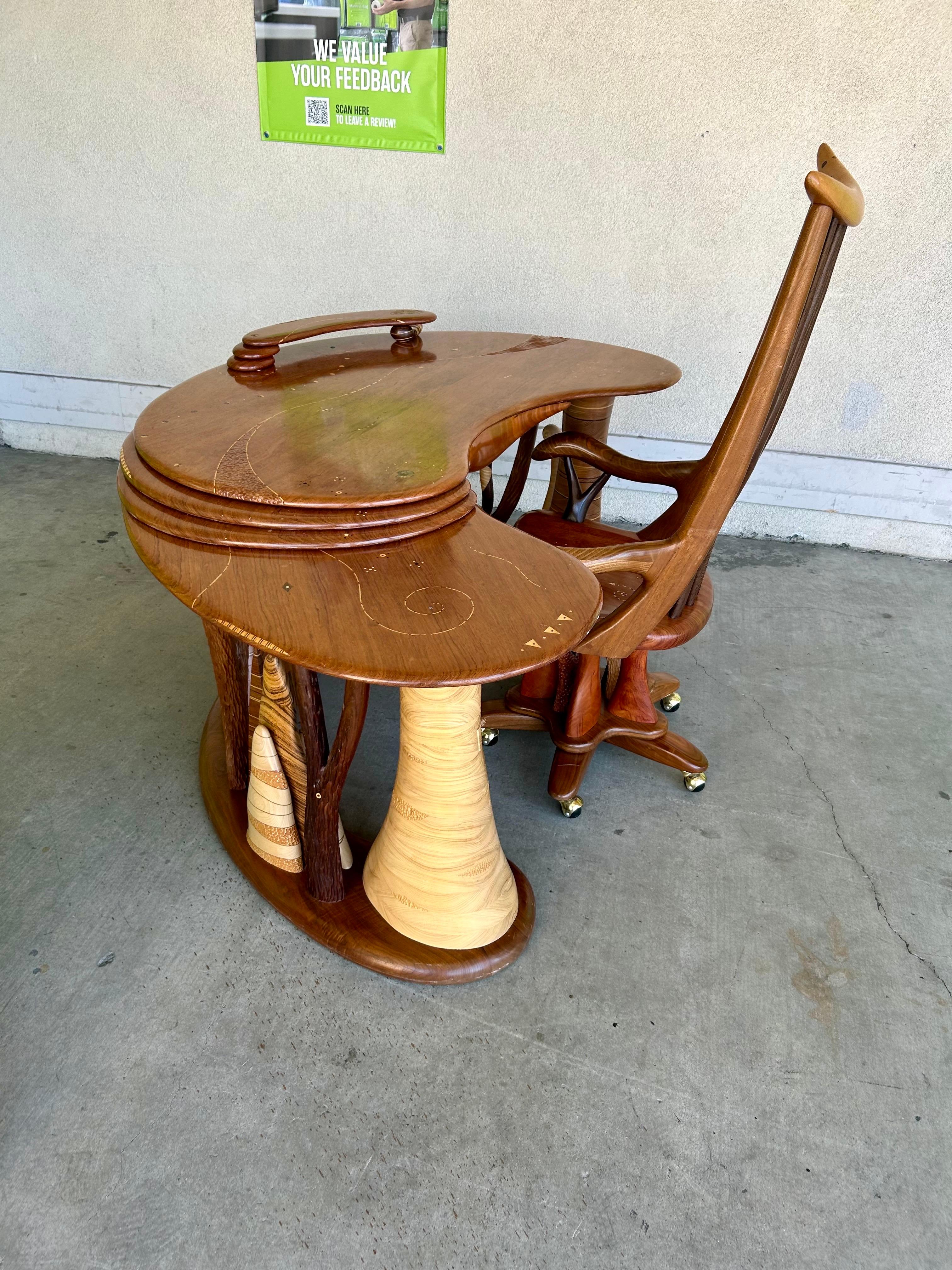 Studio Craft Desk with Return + Chair Steven Spiro 2