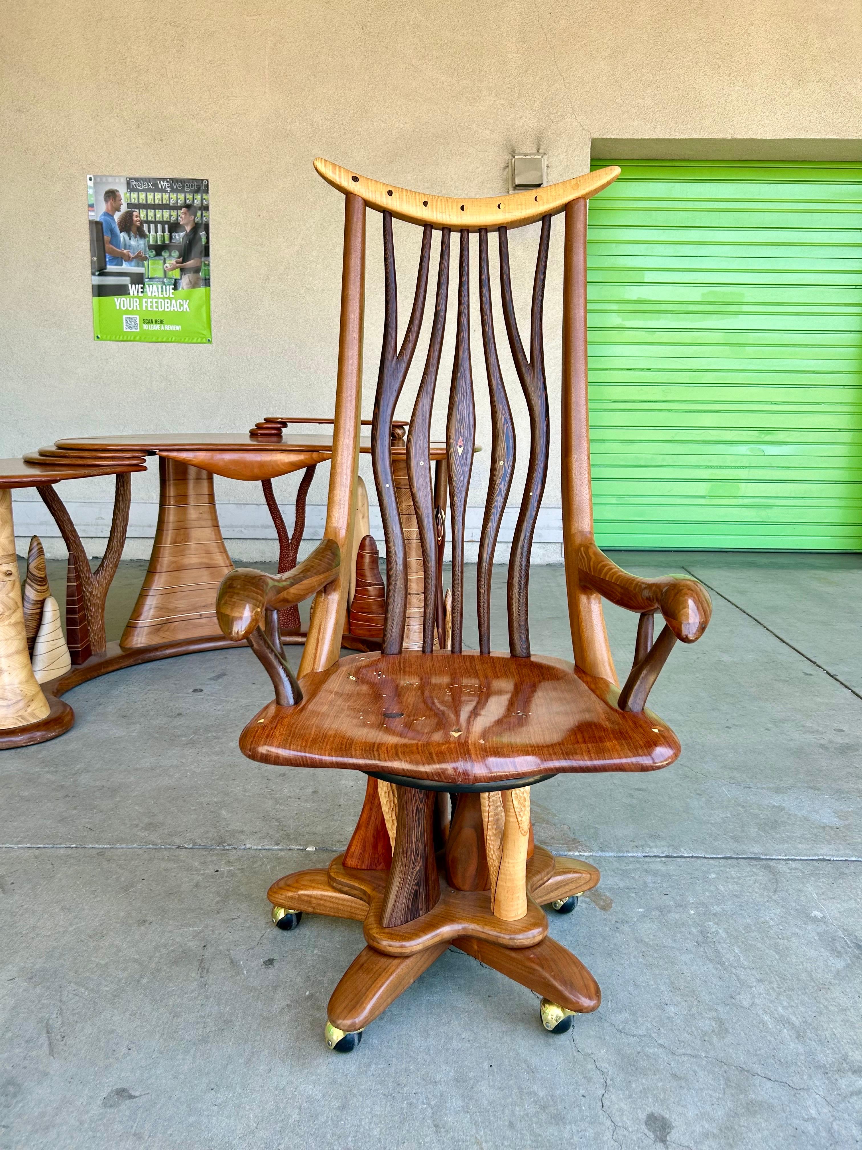 Studio Craft Desk with Return + Chair Steven Spiro 3