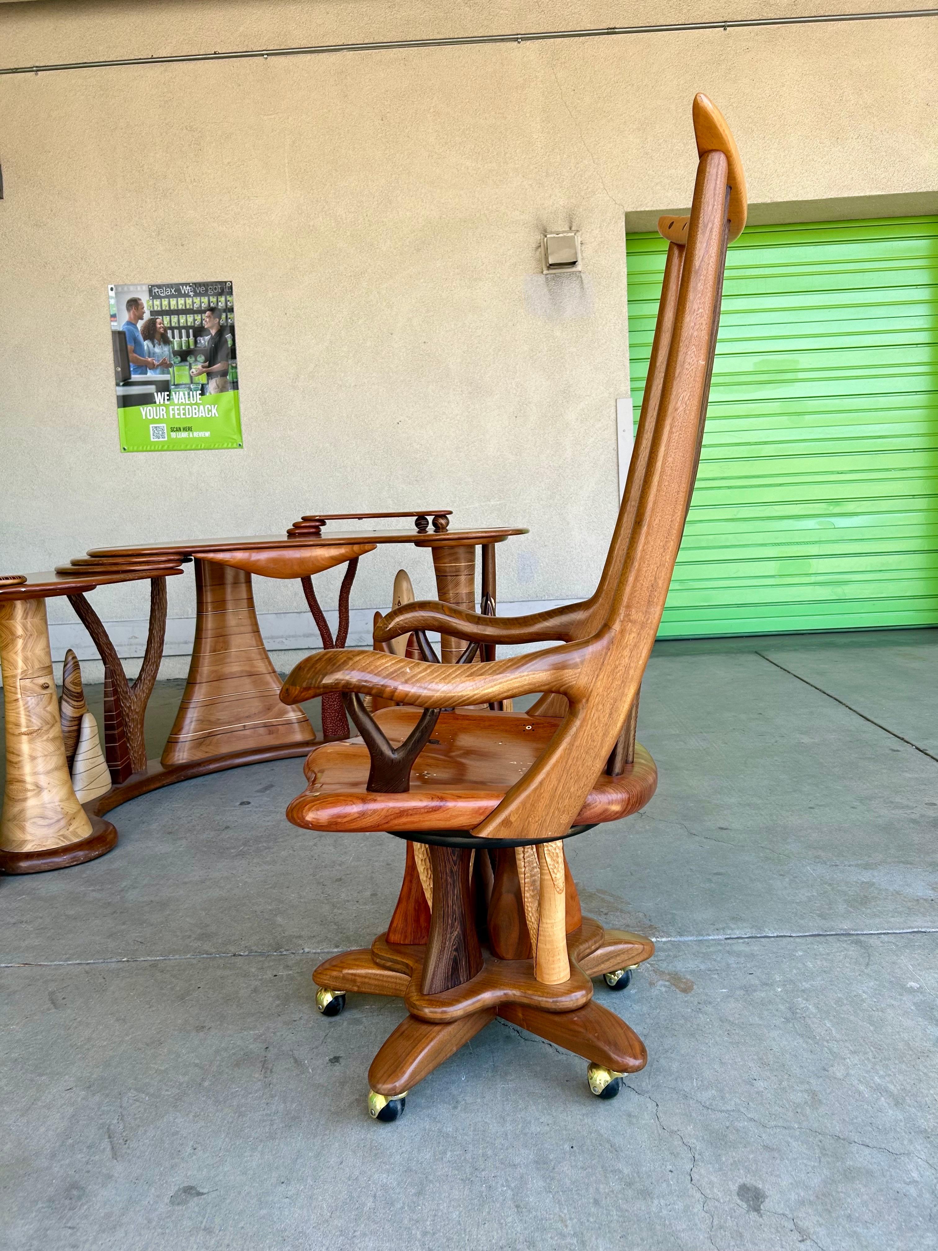 Studio Craft Desk with Return + Chair Steven Spiro 5