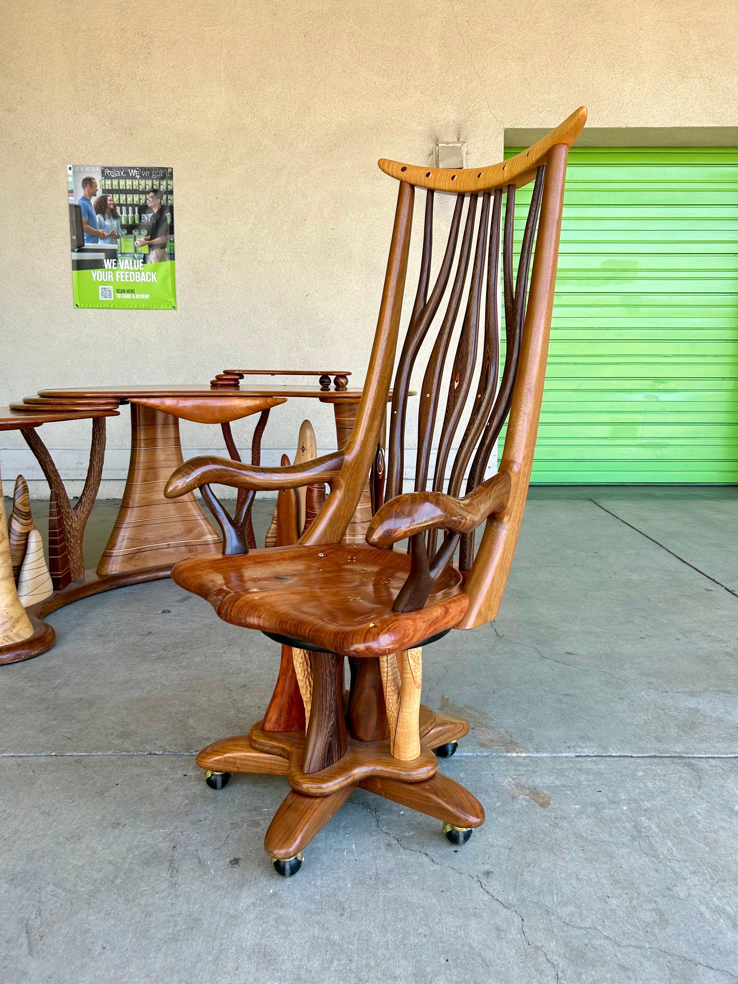 Studio Craft Desk with Return + Chair Steven Spiro 6