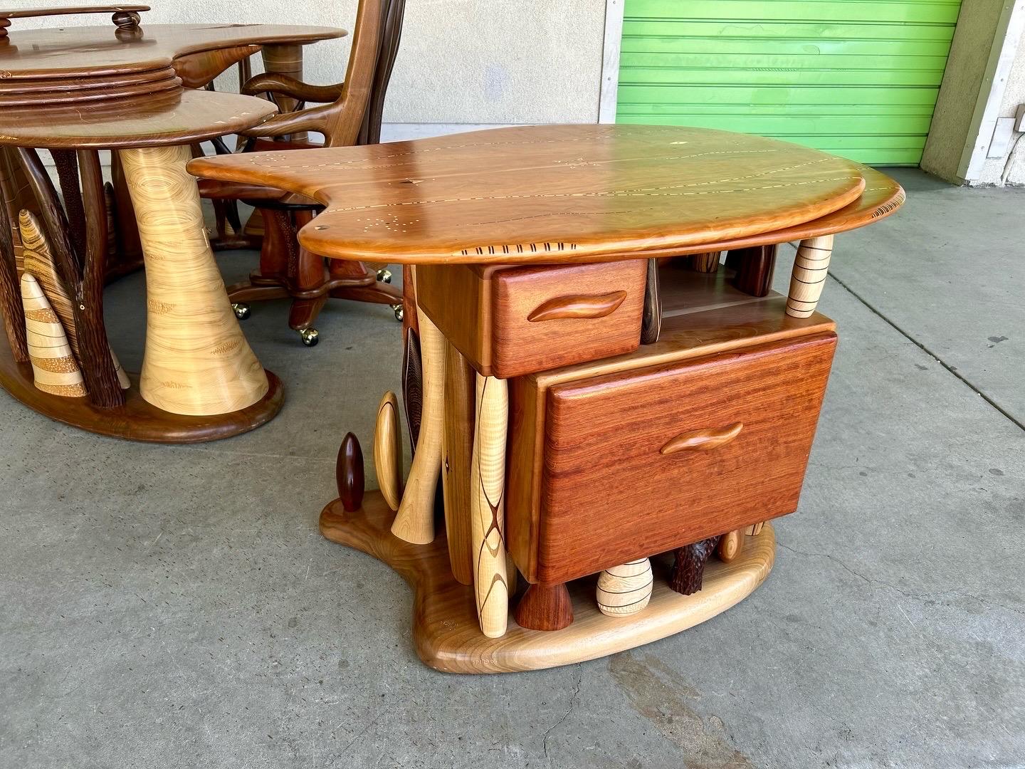 American Studio Craft Desk with Return + Chair Steven Spiro