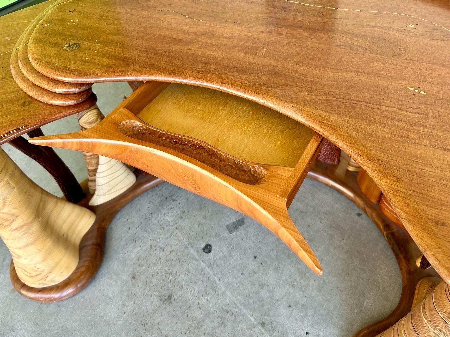 Studio Craft Desk with Return + Chair Steven Spiro In Good Condition In Los Angeles, CA