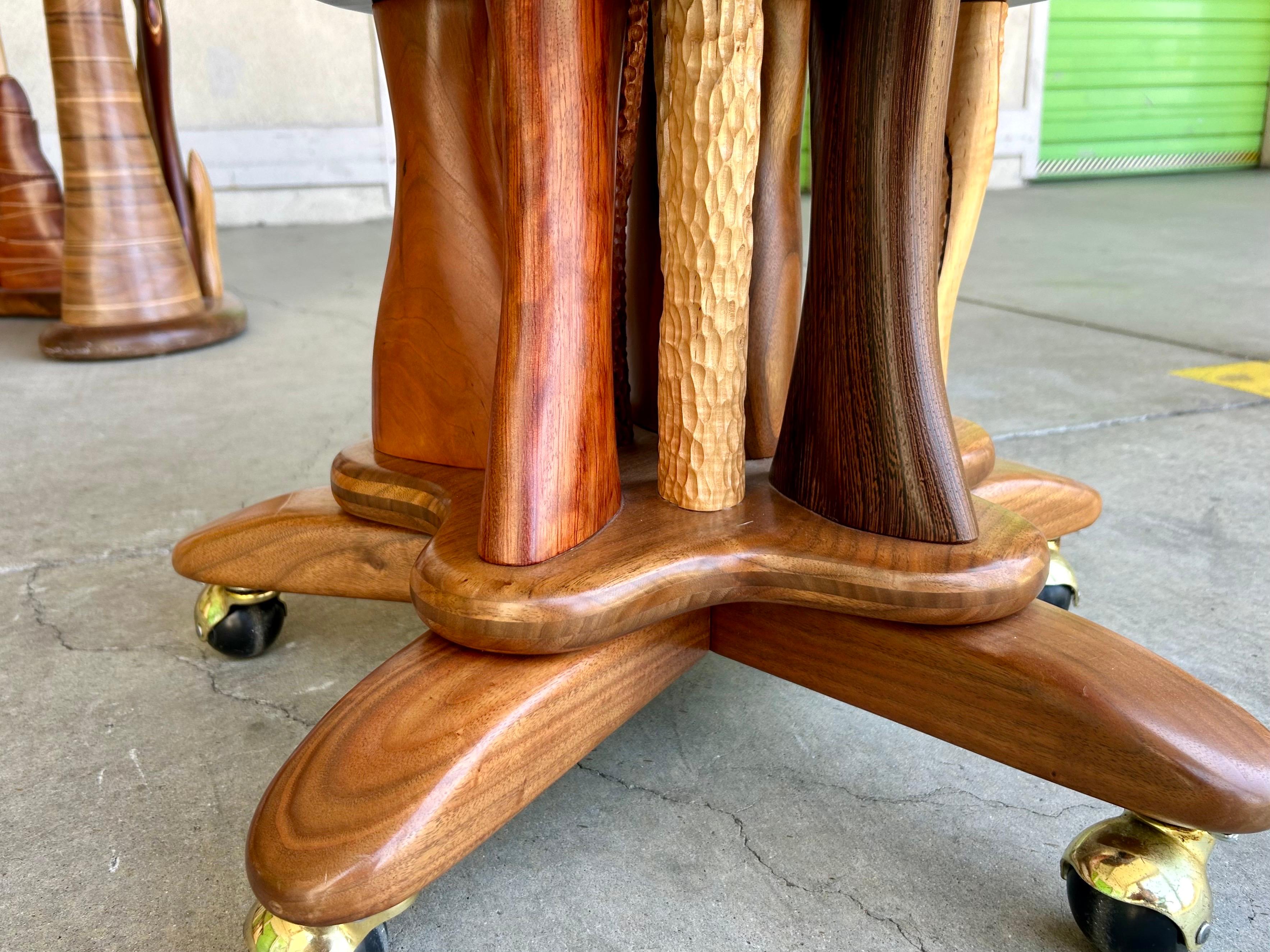 Wood Studio Craft Desk with Return + Chair Steven Spiro