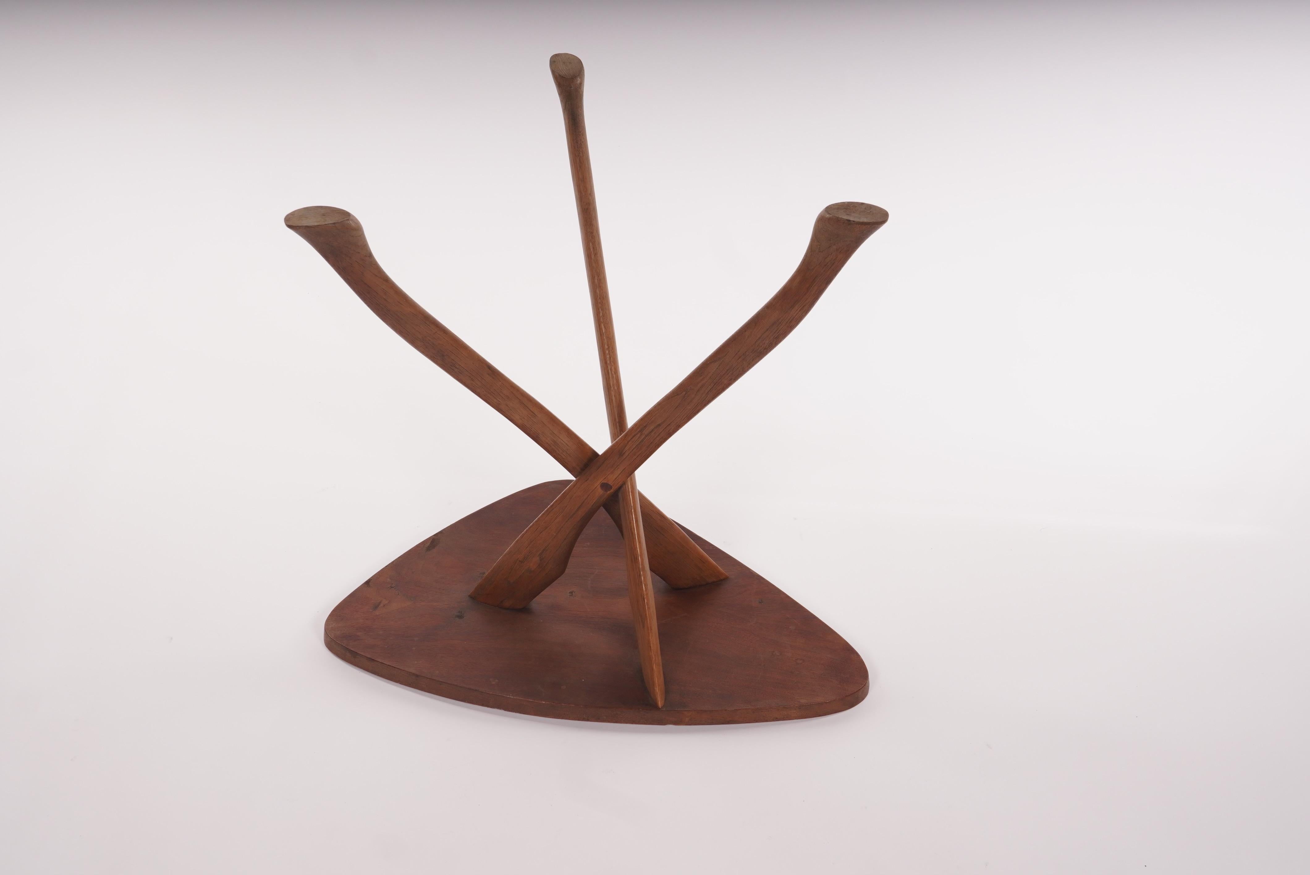 Hand-Crafted Studio Craft Drink Table After Wharton Esherick For Sale