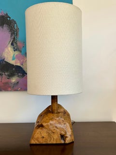 Studio Craft Freeform Wood Lamp after Nakashima