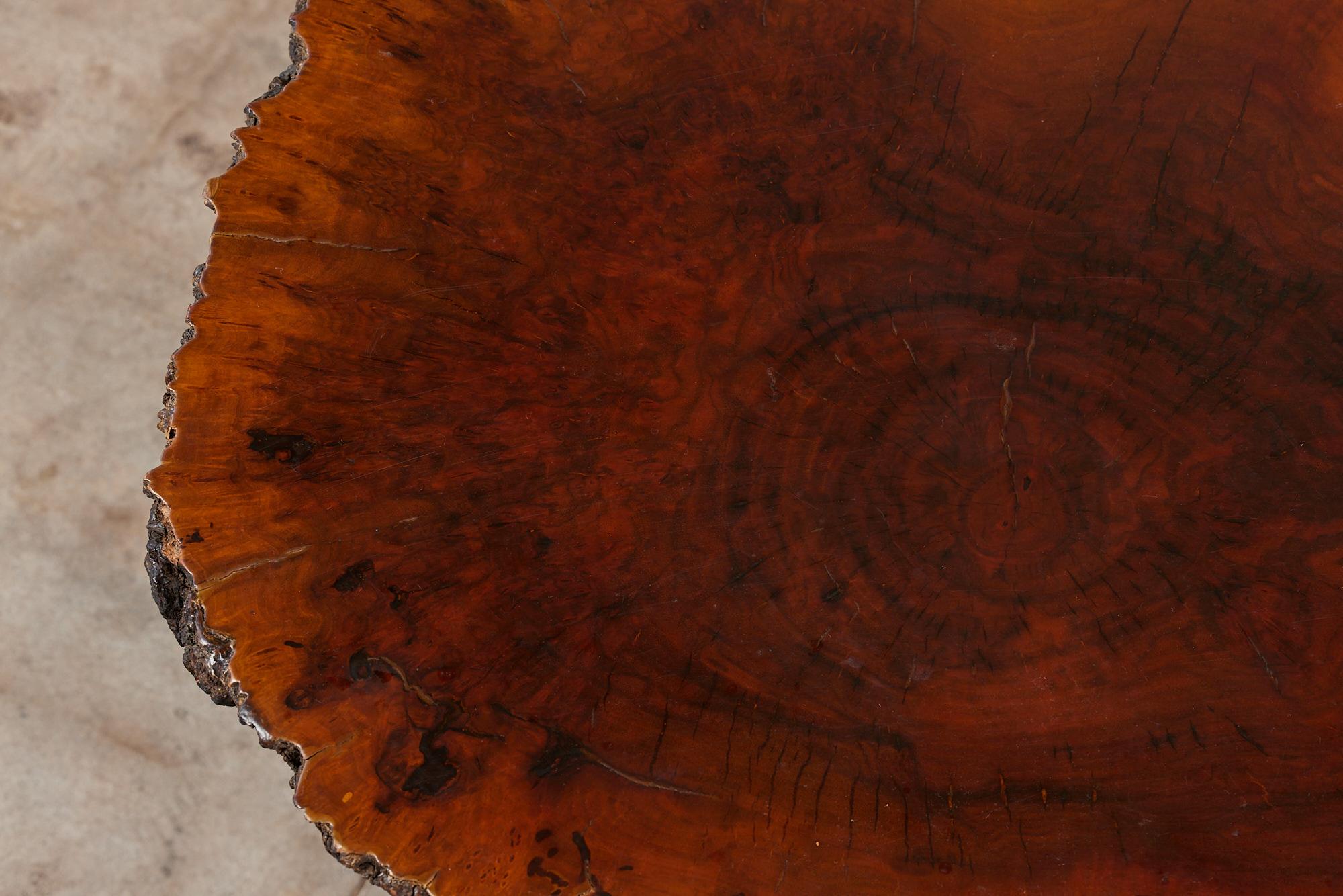 Studio Craft Live Edge Burl Wood Occasional Table 1