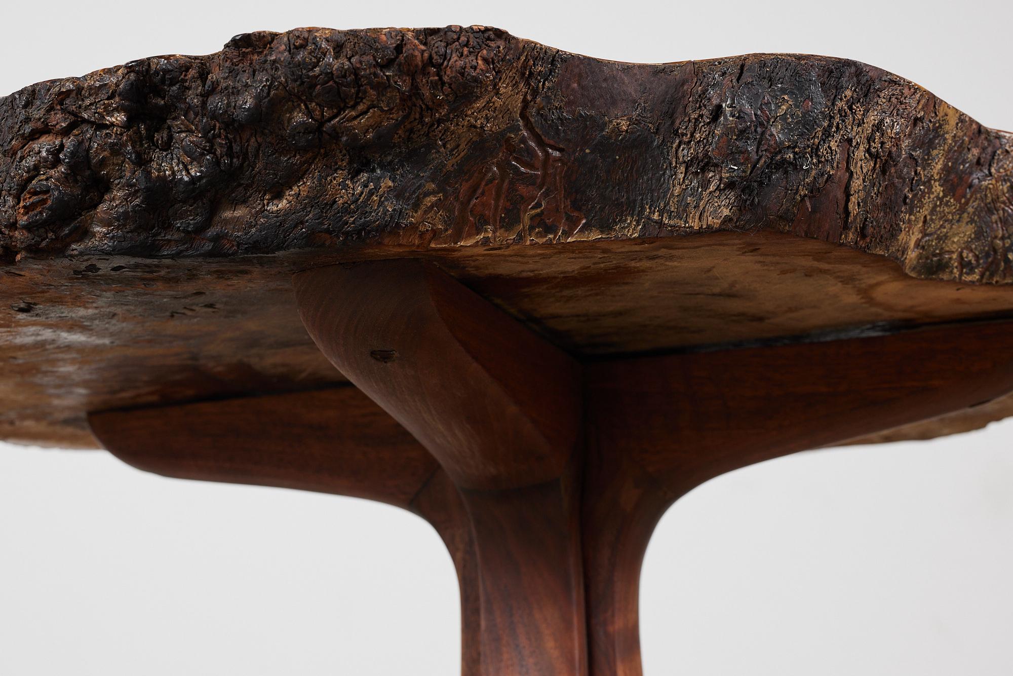 Studio Craft Live Edge Burl Wood Occasional Table 3