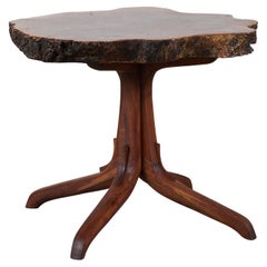 Studio Craft Live Edge Burl Wood Occasional Table