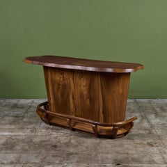 Studio Craft Live Edge Walnut Bar