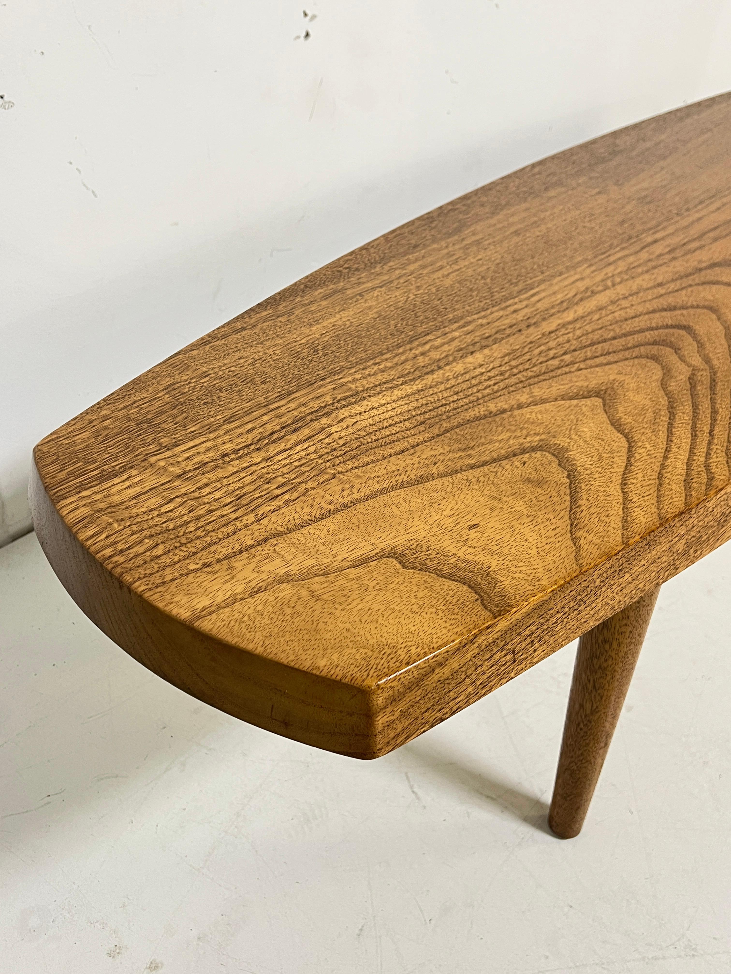 Américain Studio Craft Mid-Century Surfboard Coffee Table By Paul Killinger Circa 1970s en vente