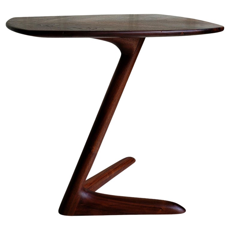 Studio Craft Movement Walnut Side Table For Sale at 1stDibs