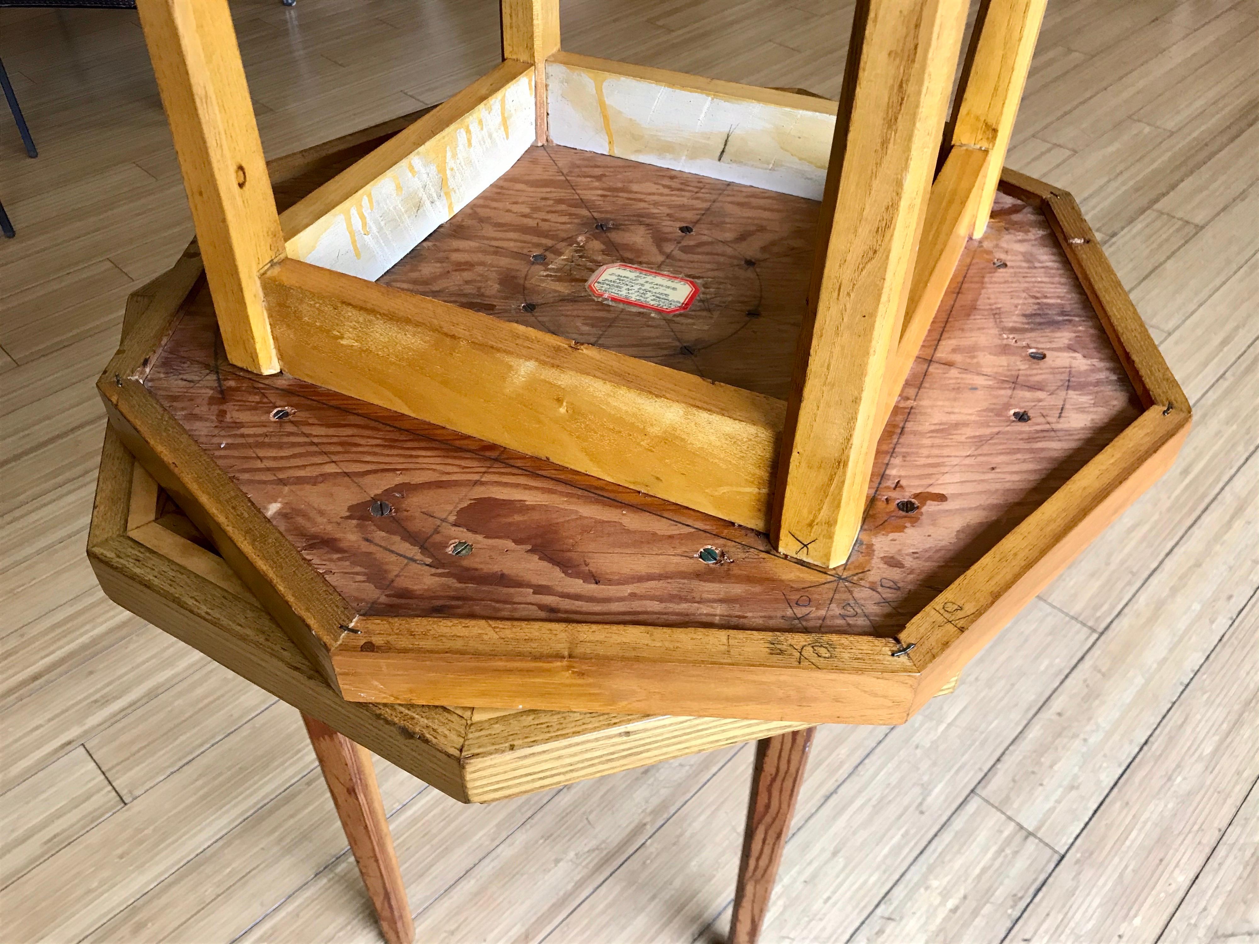 Studio Craft Octagonal Tables, 1960's 5