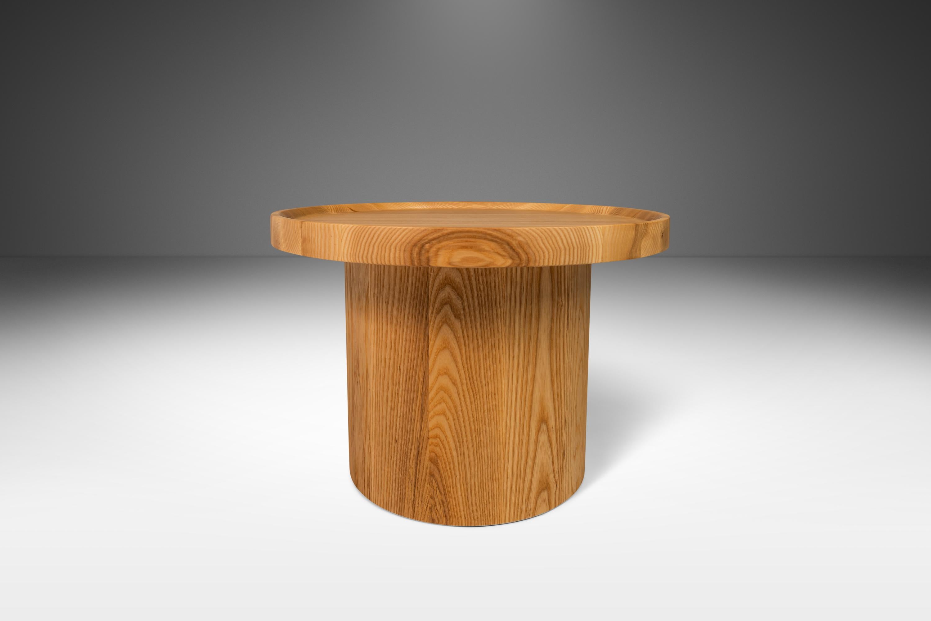 XXIe siècle et contemporain Table basse moderne organique Studio Craft en frêne massif de Mark Leblanc, États-Unis en vente