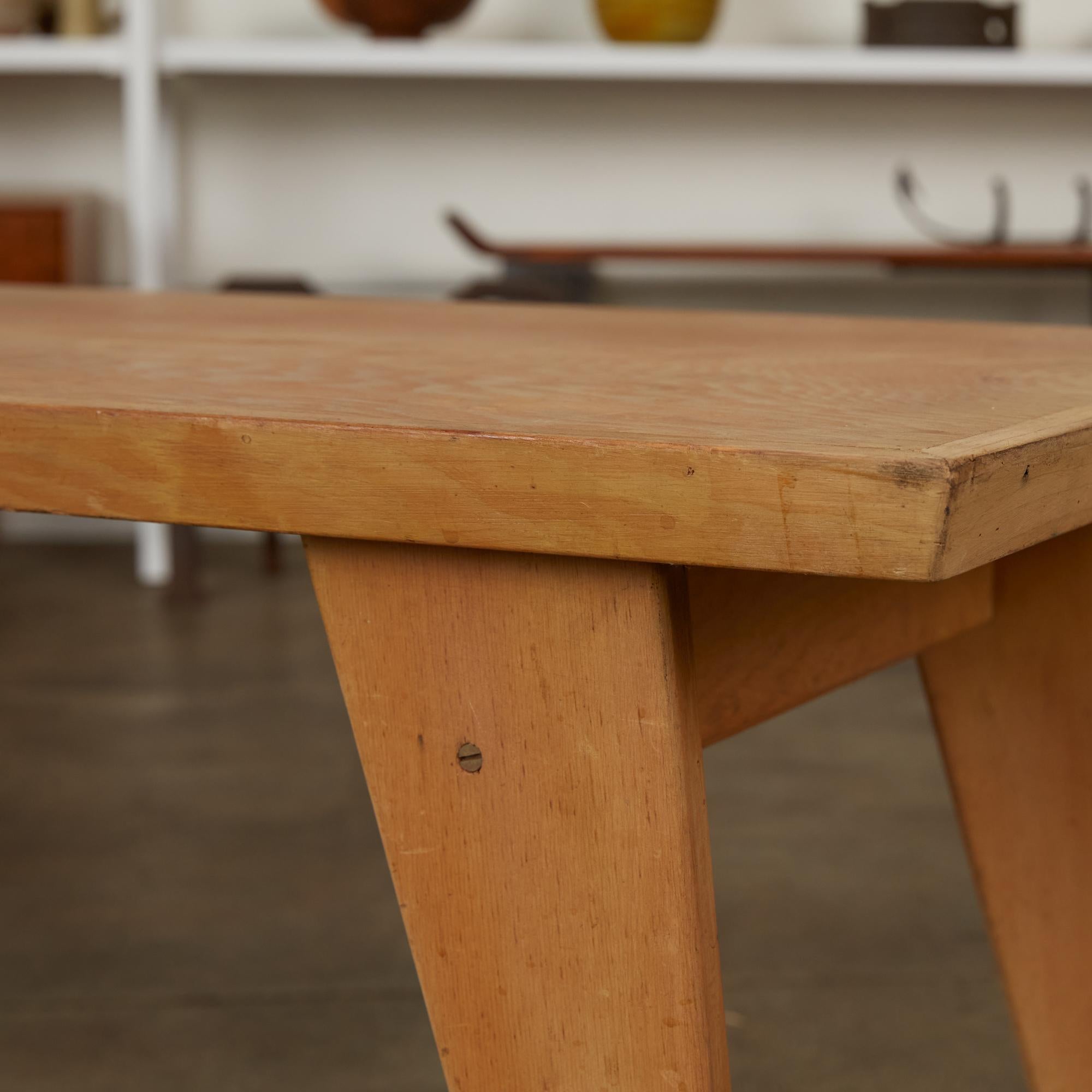 Studio Craft Patinated Wood Coffee Table 7