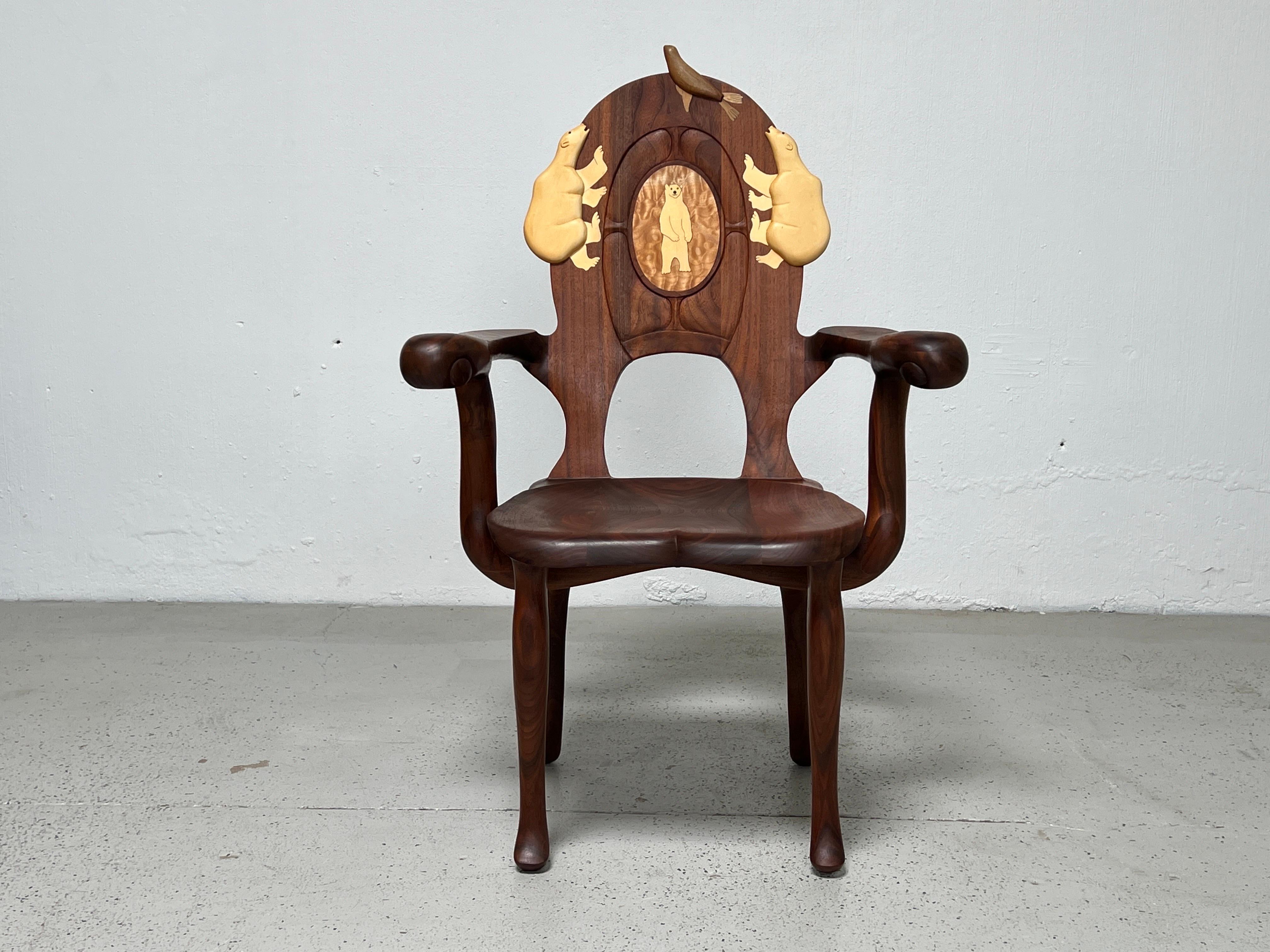 Studio Craft Polar Bear-Sessel von John Bauer (Organische Moderne) im Angebot