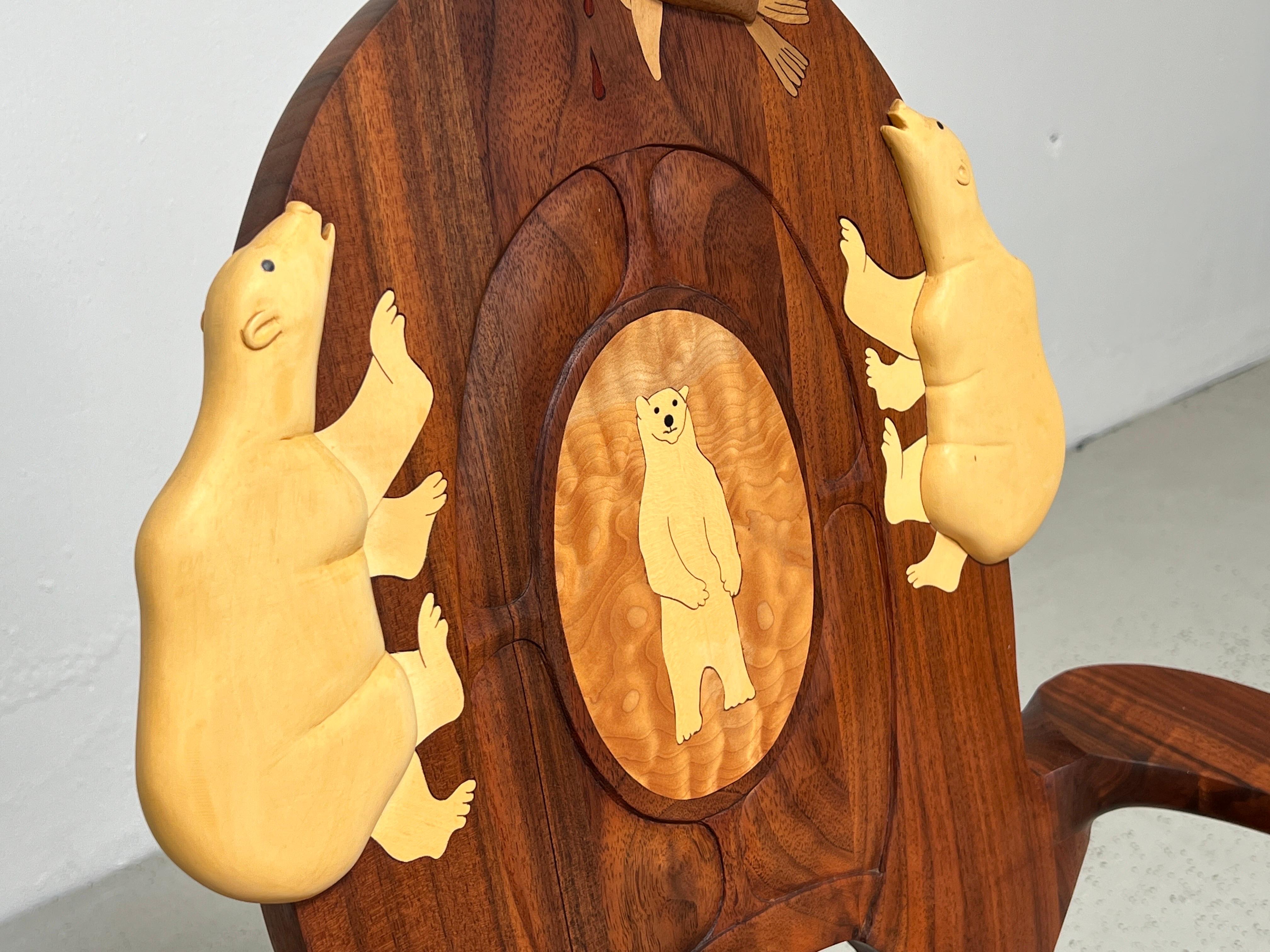 Studio Craft Polar Bear-Sessel von John Bauer (Holz) im Angebot