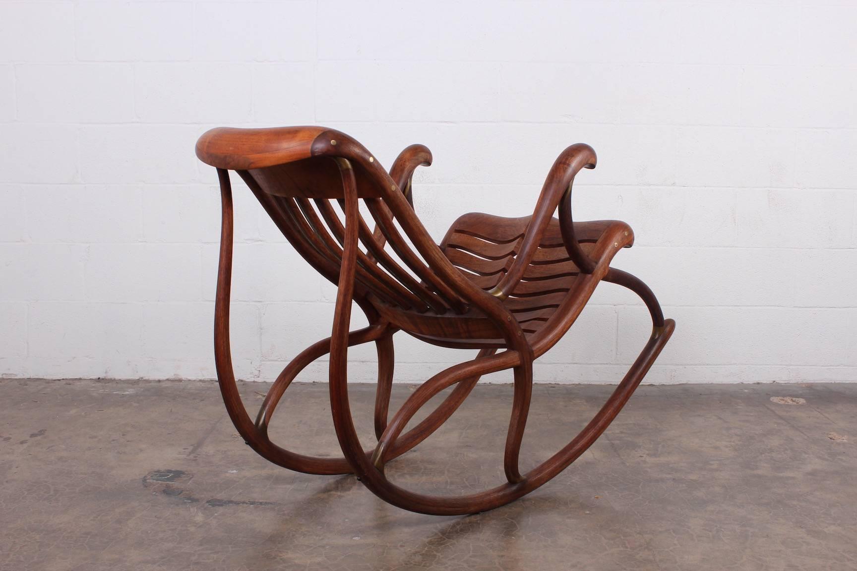 Studio Craft Rocking Chair by David Crawford For Sale 3
