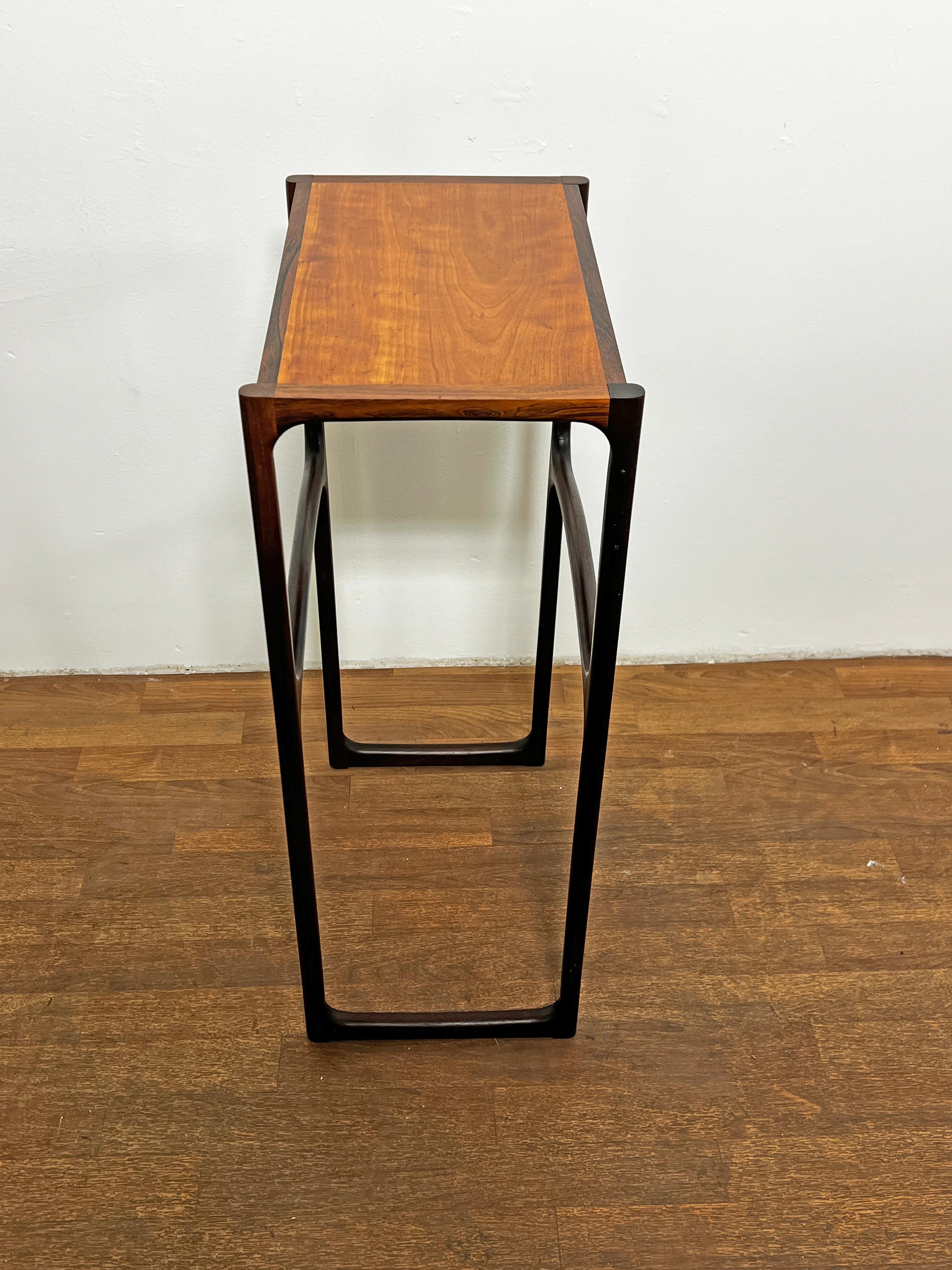 Studio Craft Rosewood and Cherry Table by John Bickel, d. 1985 2