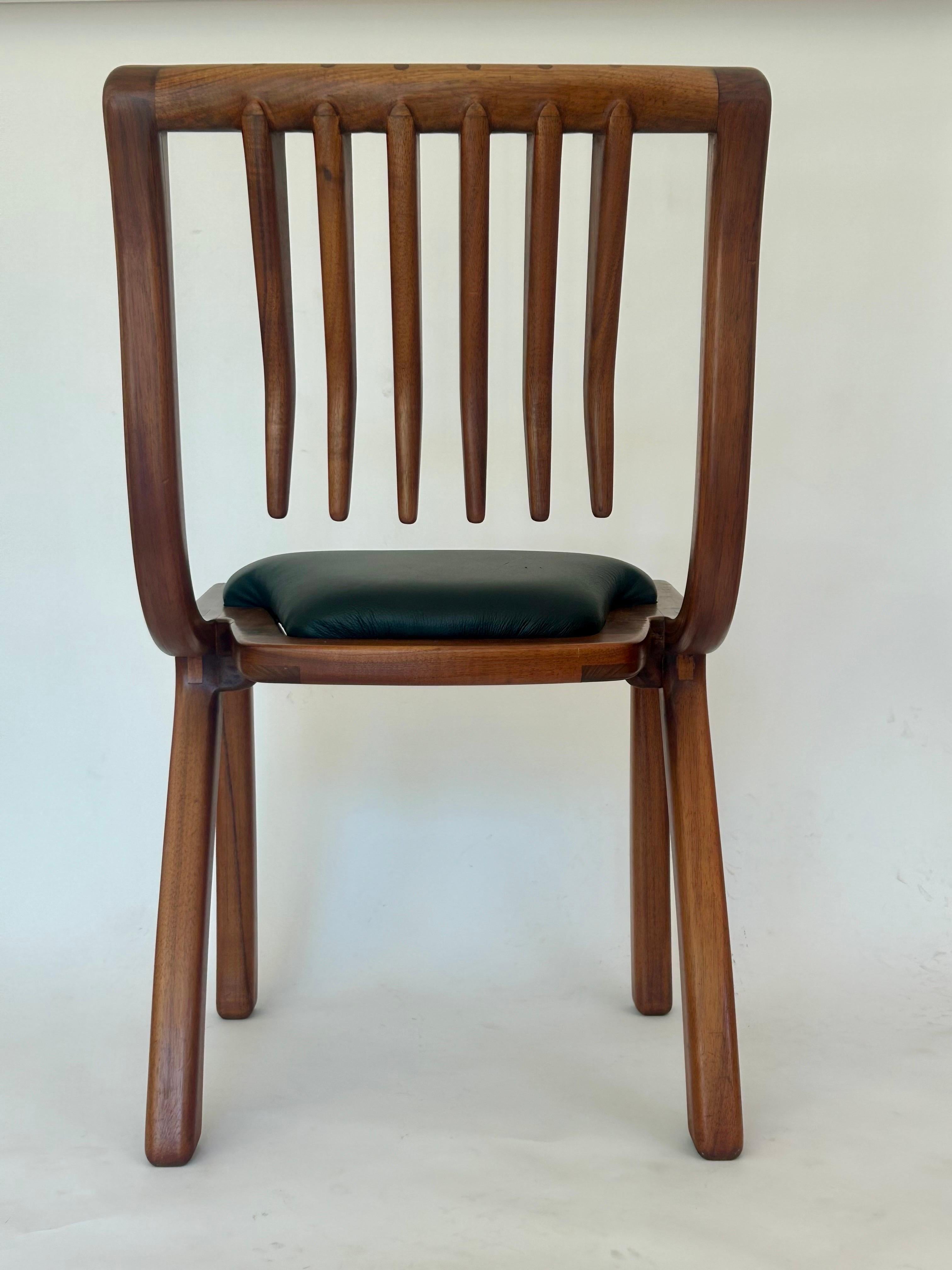 Studio Craft Sculptural Wood Chair 'MP 81' 6