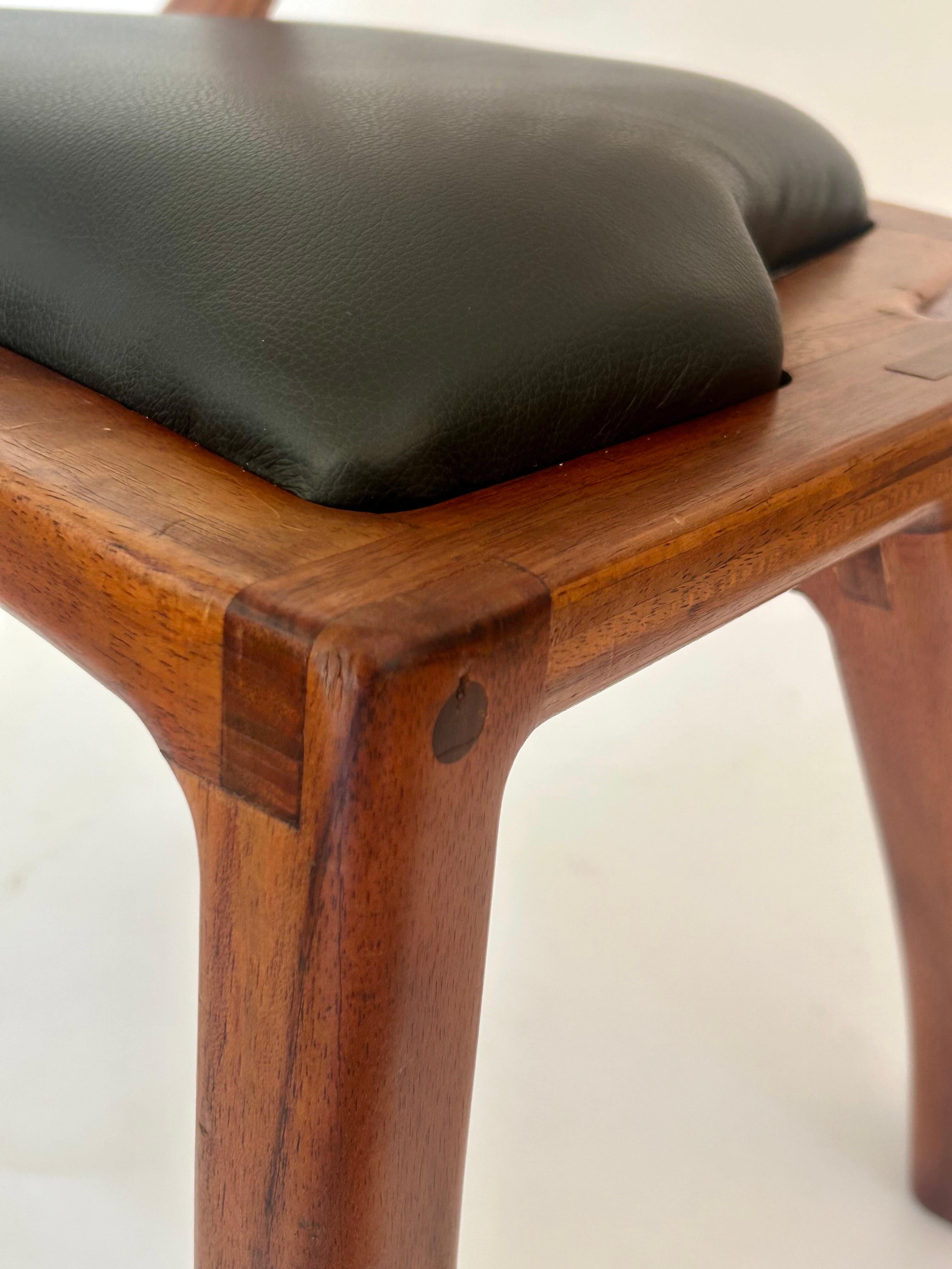 Studio Craft Sculptural Wood Chair 'MP 81' 7