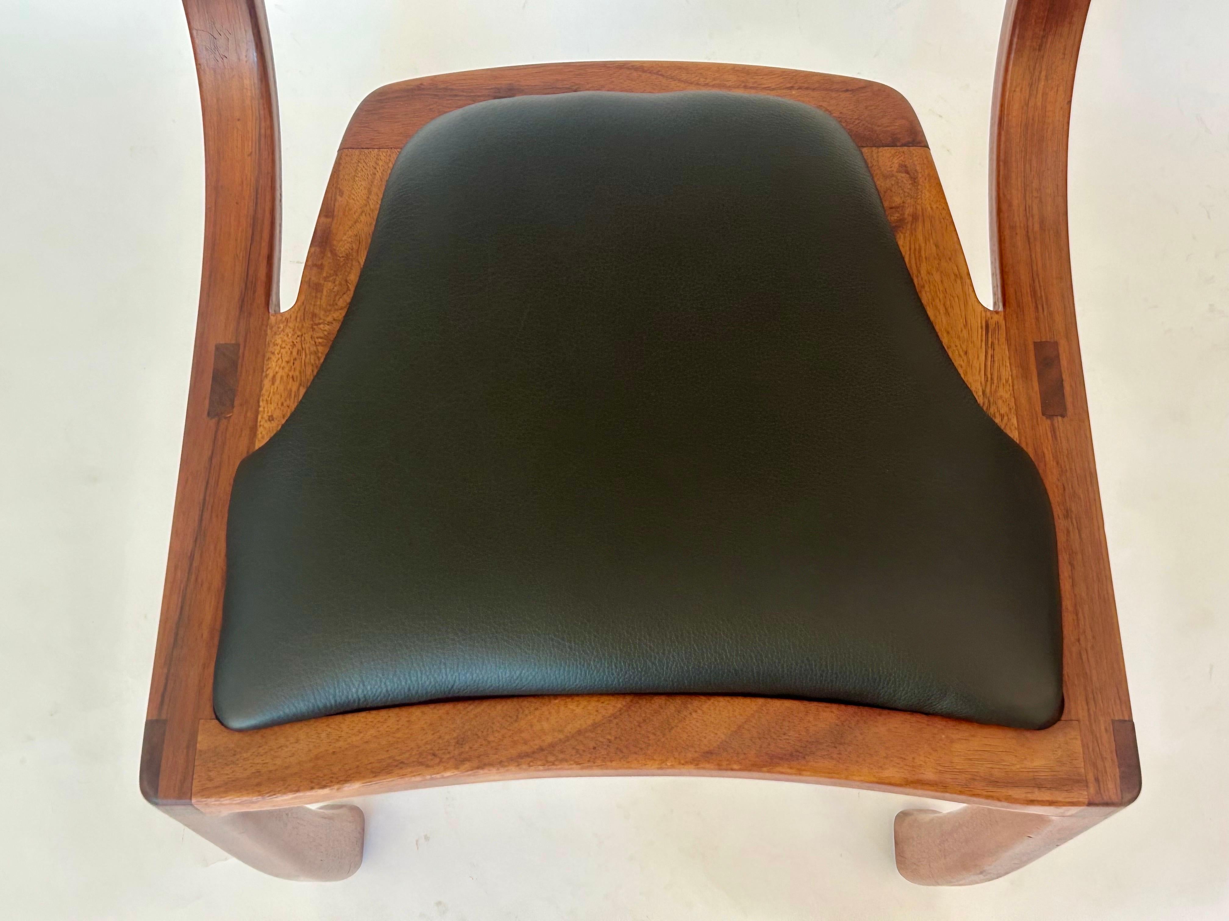 Studio Craft Sculptural Wood Chair 'MP 81' 9