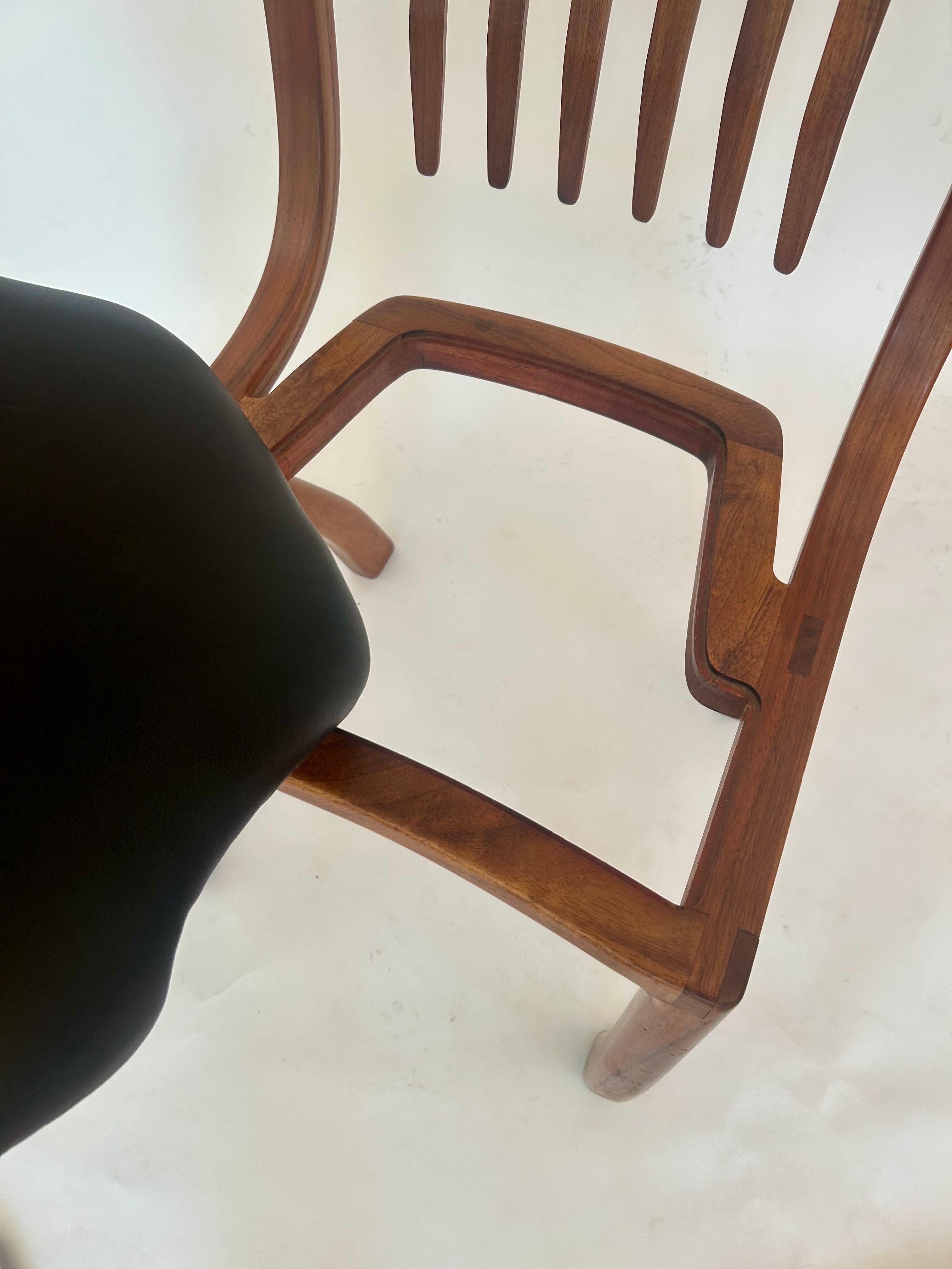 Studio Craft Sculptural Wood Chair 'MP 81' 13