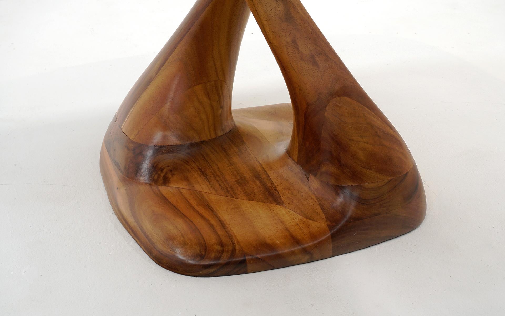 Mesa pequeña de comedor/cocina Studio Craft. Twisted Leg Design. Retorneado por expertos. Estadounidense en venta