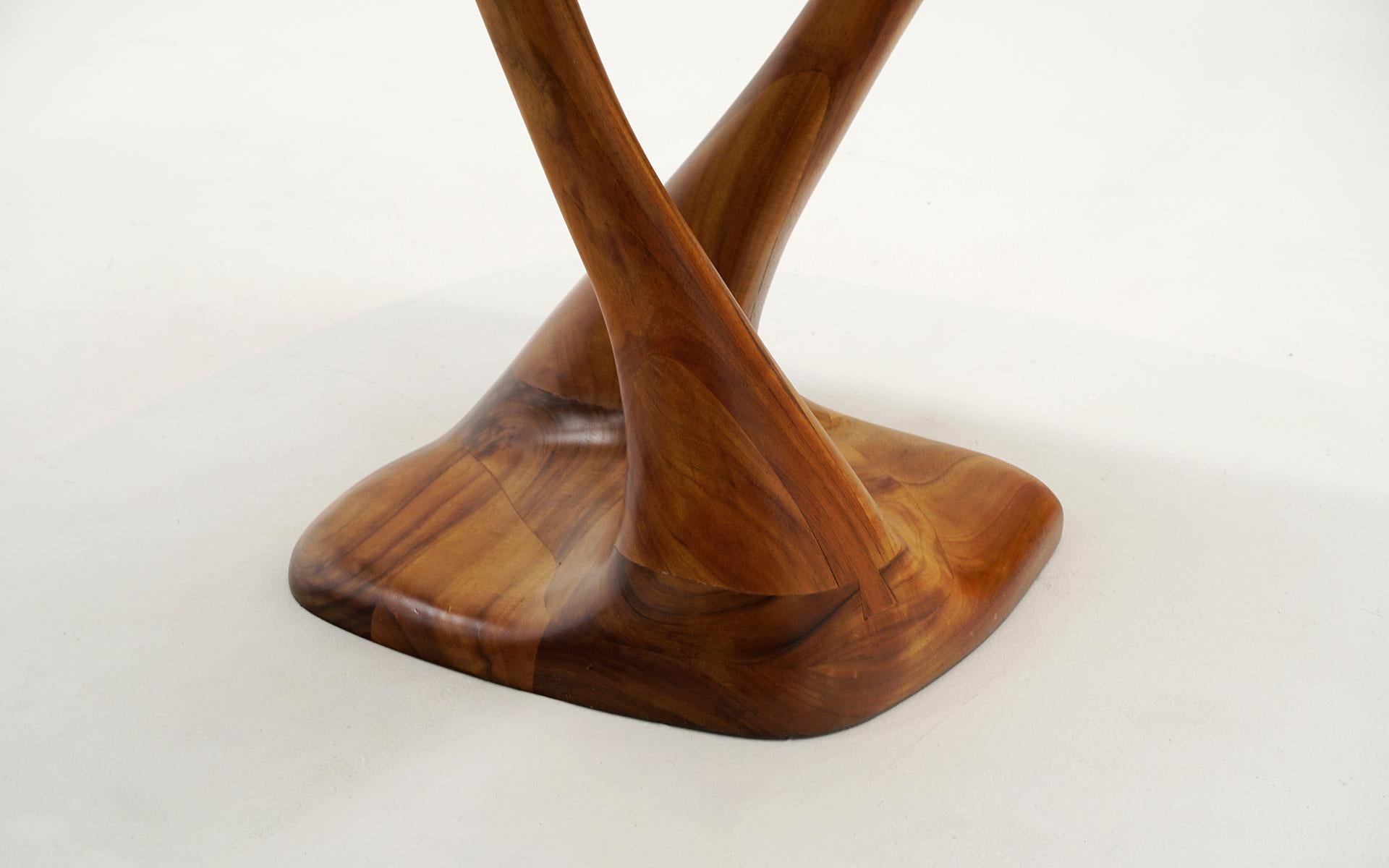 Mesa pequeña de comedor/cocina Studio Craft. Twisted Leg Design. Retorneado por expertos. en Bueno estado para la venta en Kansas City, MO