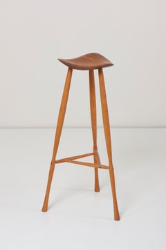 Studio Craft Stool by Karl Seemuller, US, 1975