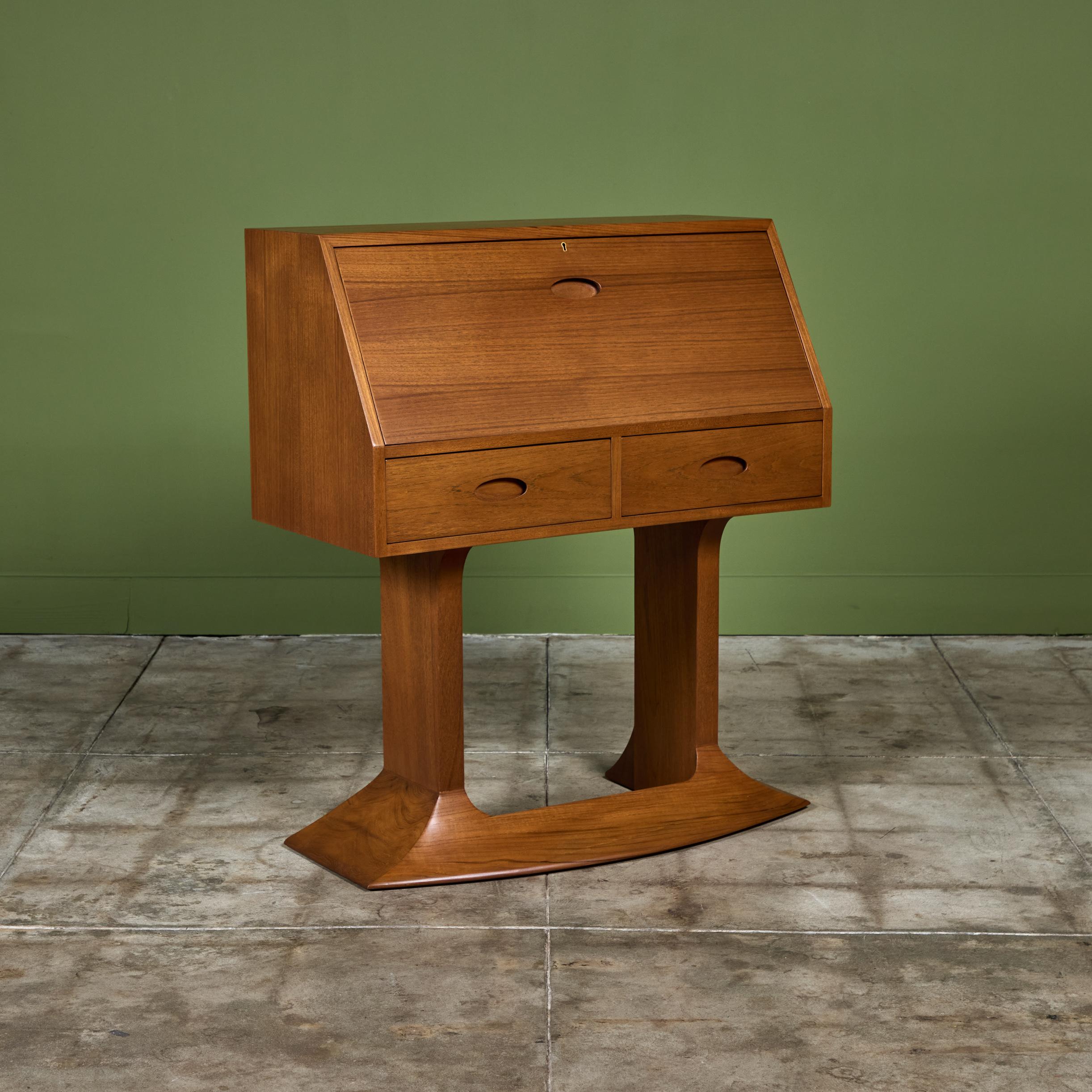 Studio A Teak - Scrivania in Teak in vendita 7