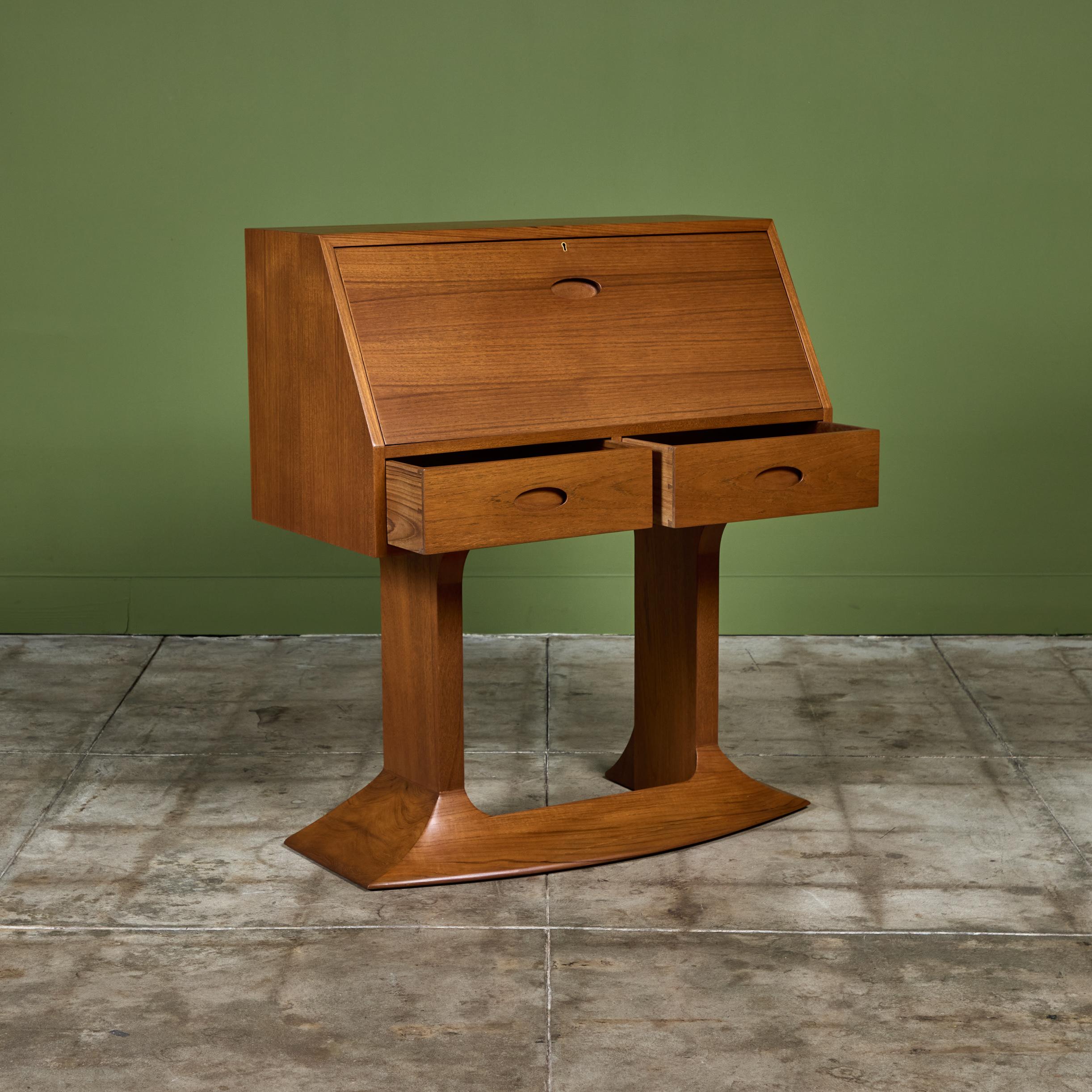 Studio A Teak - Scrivania in Teak in vendita 8