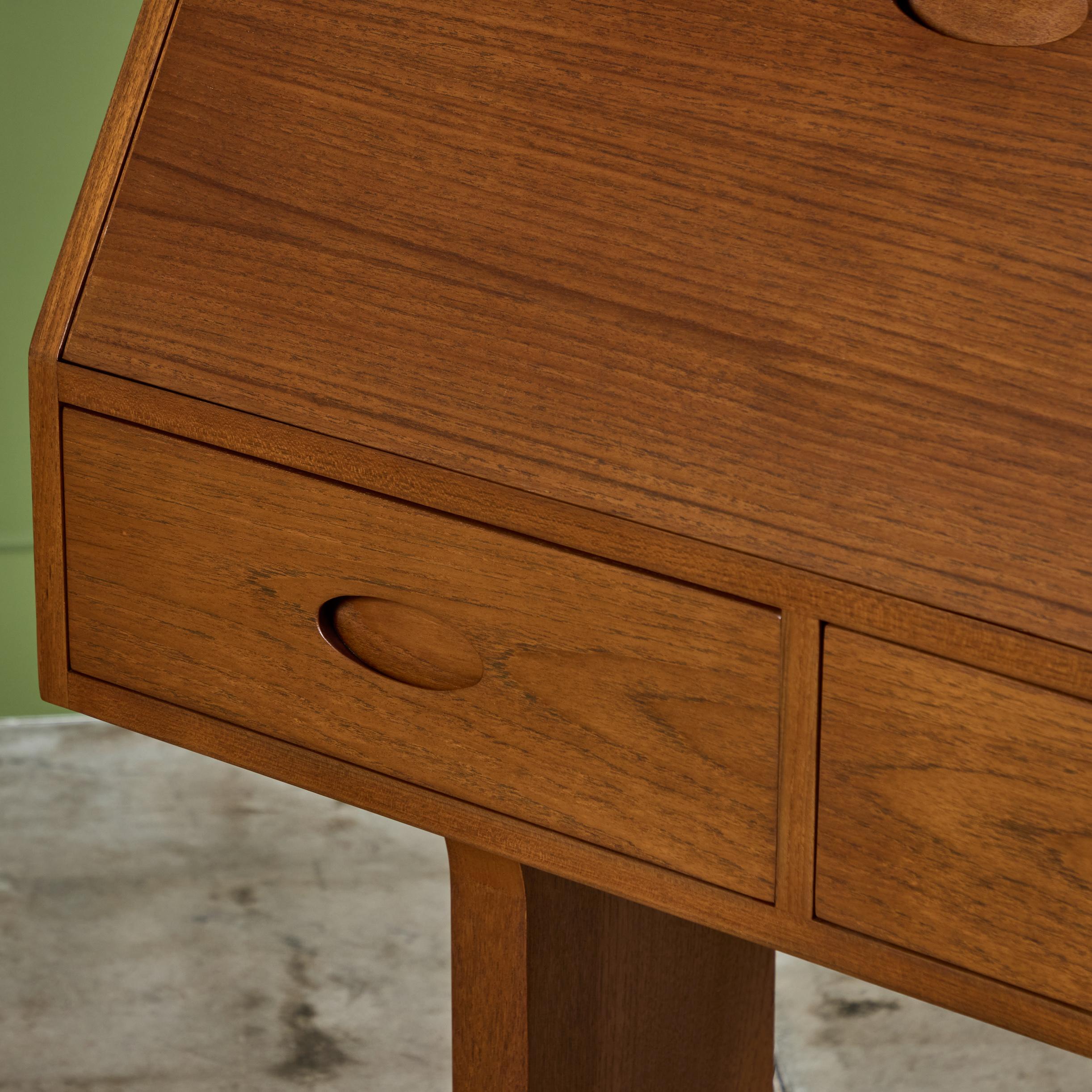 Studio A Teak - Scrivania in Teak in vendita 10