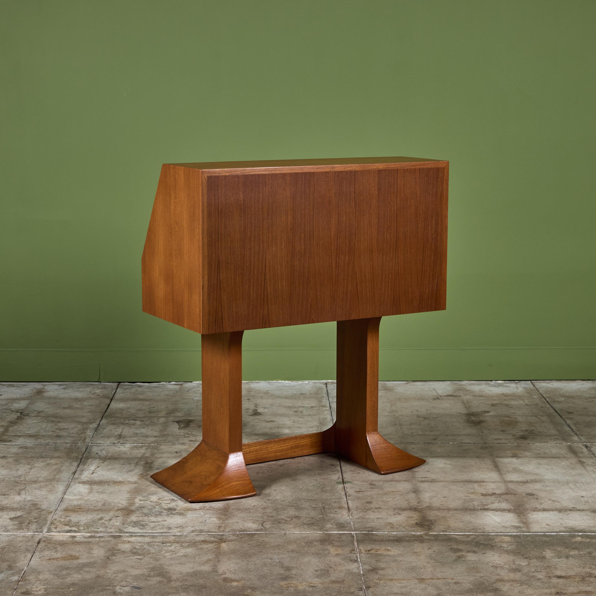 Studio A Teak - Scrivania in Teak in vendita 3
