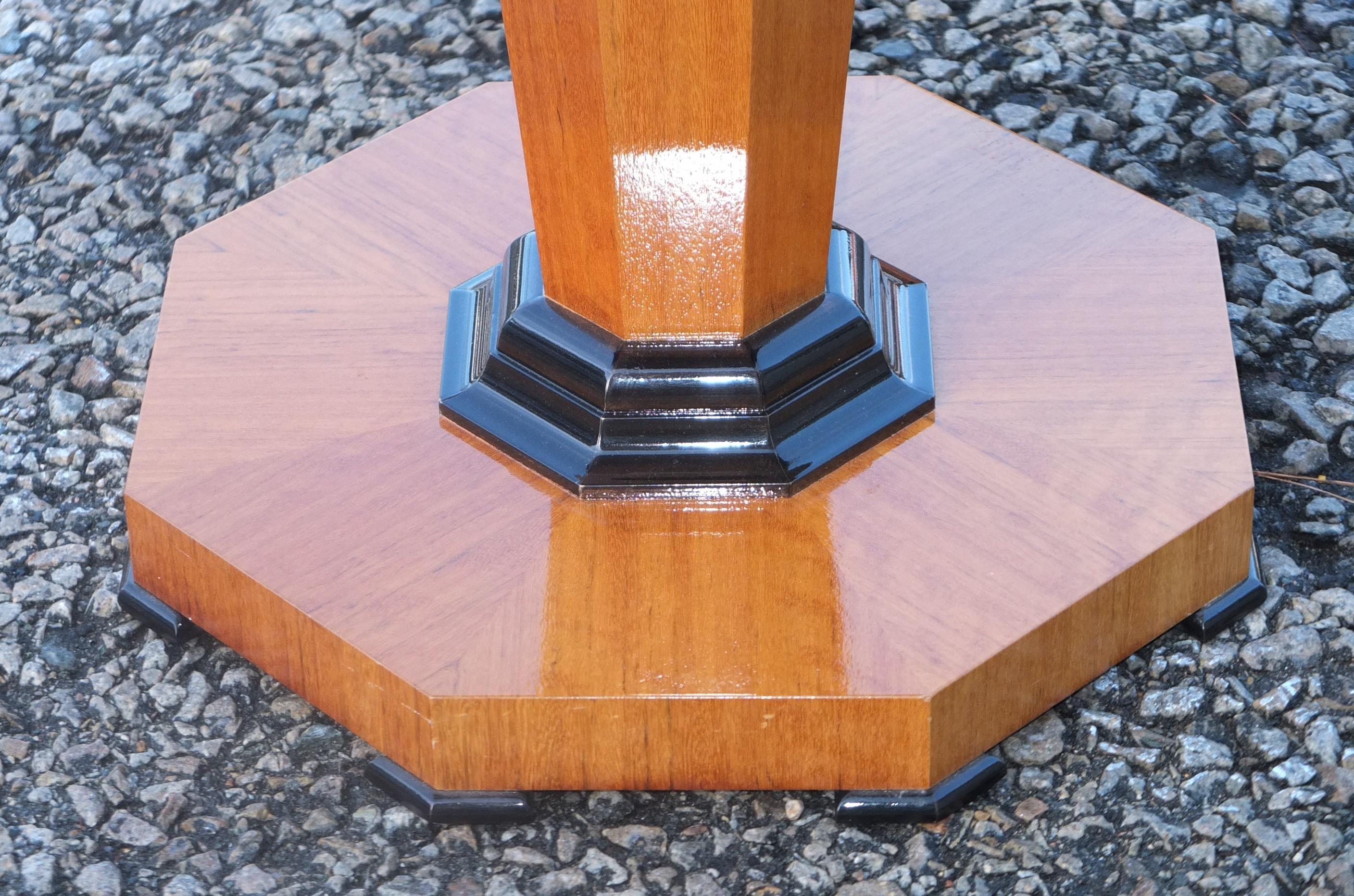 Studio Craft Tropical Olive Wood Pedestal Tisch von Gregg Lipton im Angebot 10