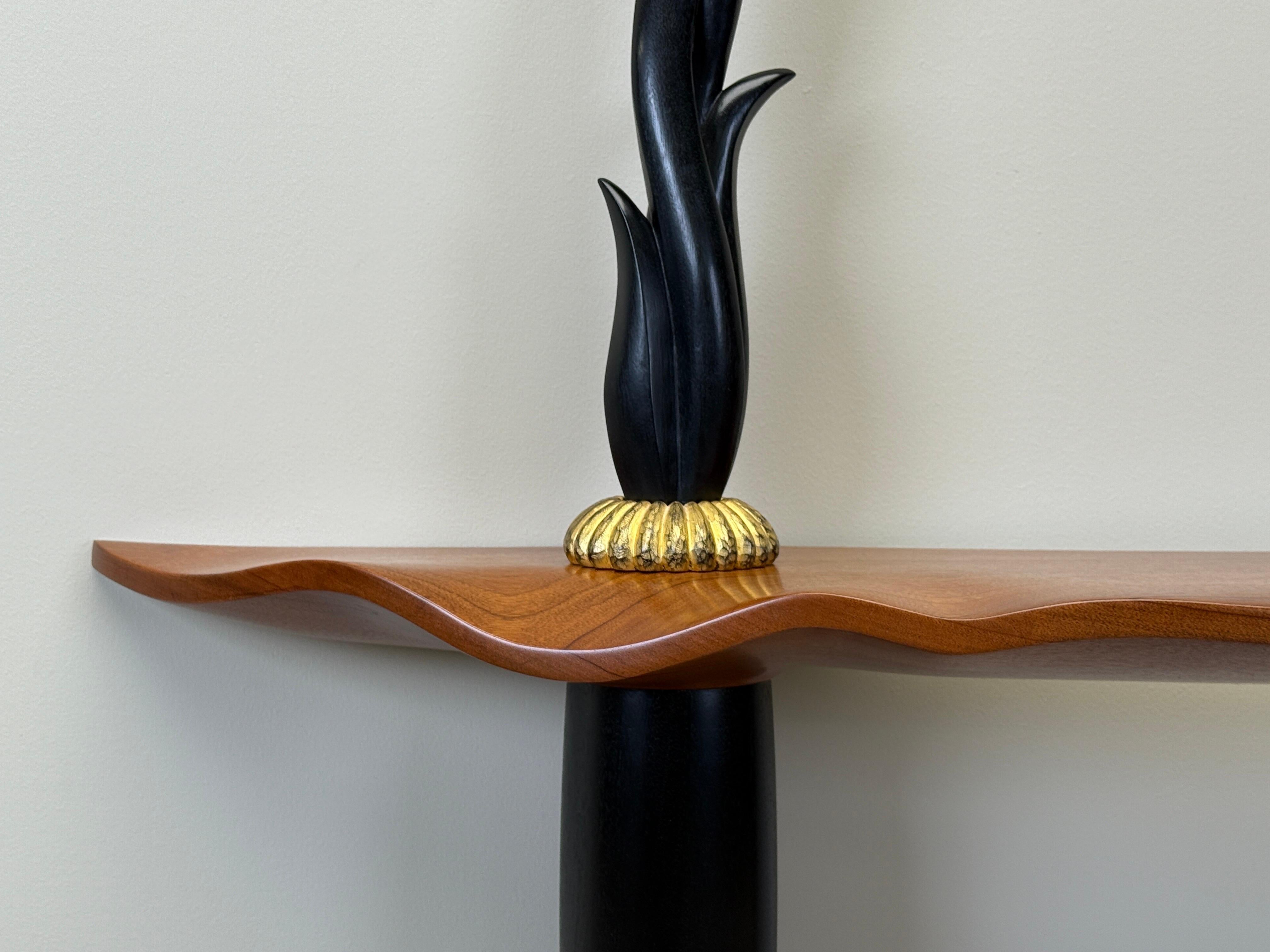 Studio Craft Wall Mount Console Table by Peter Dudley, 1993 For Sale 8