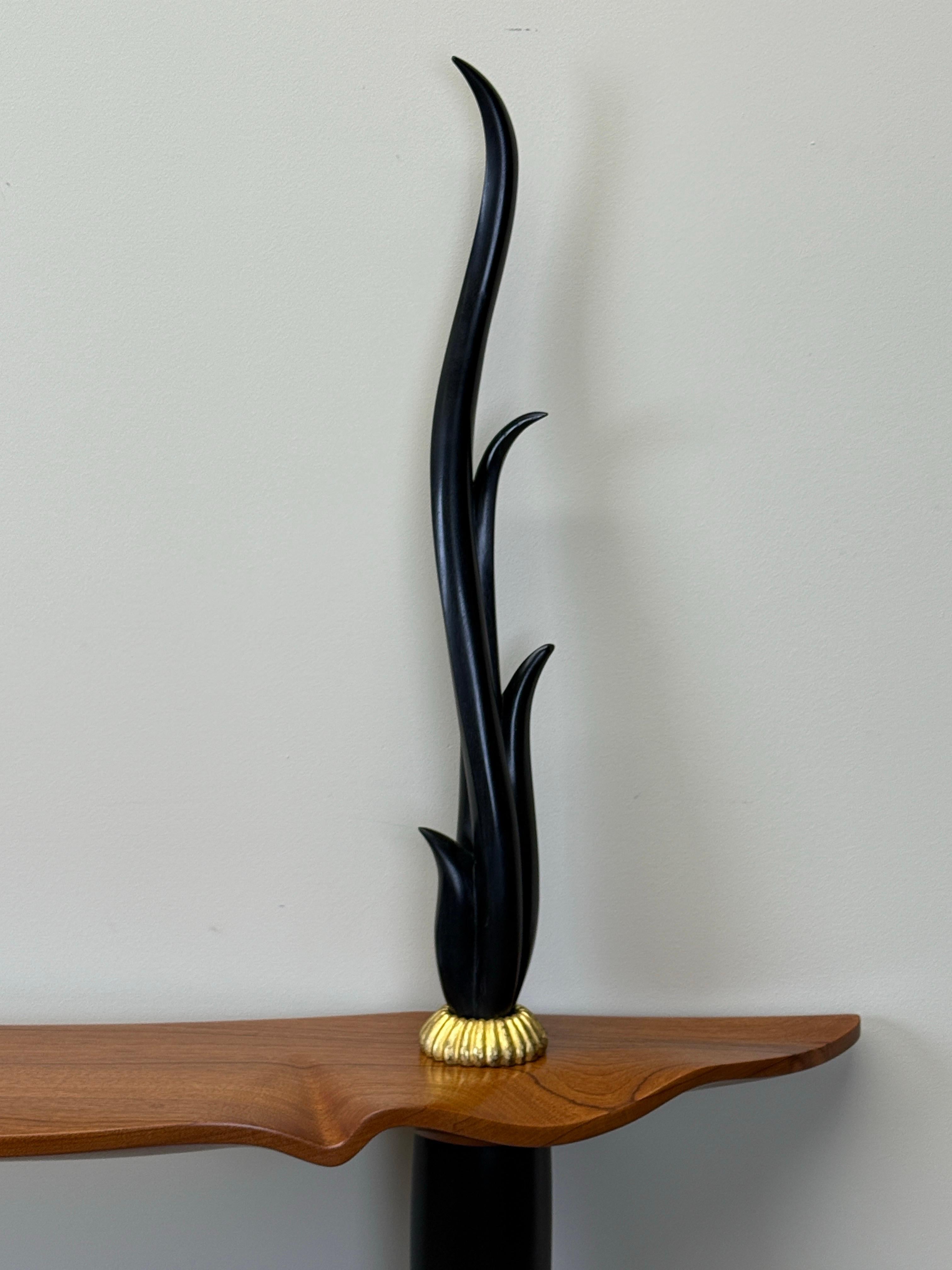 Studio Craft Wall Mount Console Table by Peter Dudley, 1993 In Good Condition For Sale In Dallas, TX