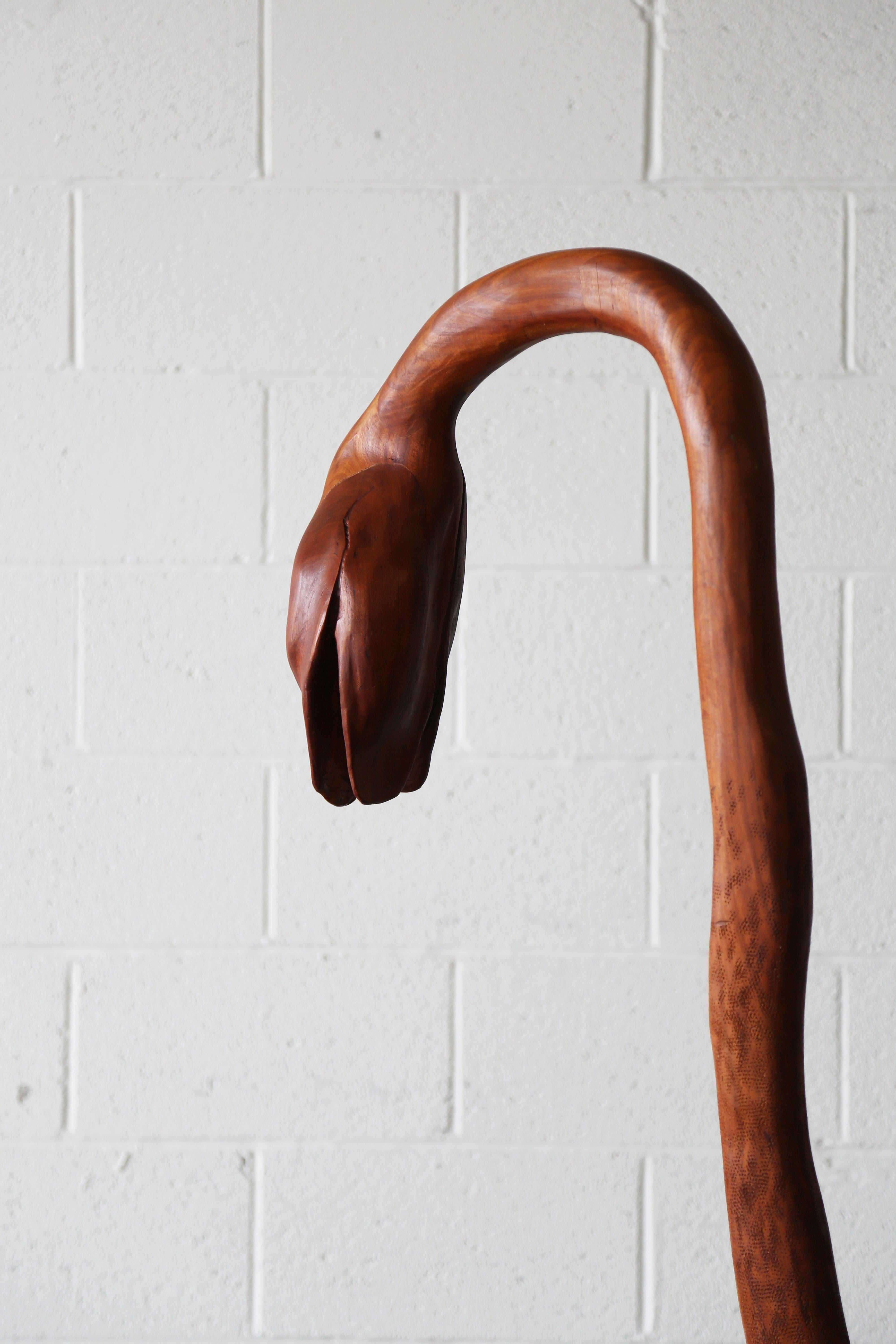 Mid-Century Modern Studio Craft Wilted Flower Fantastical Sculpture after Wendell Castle For Sale