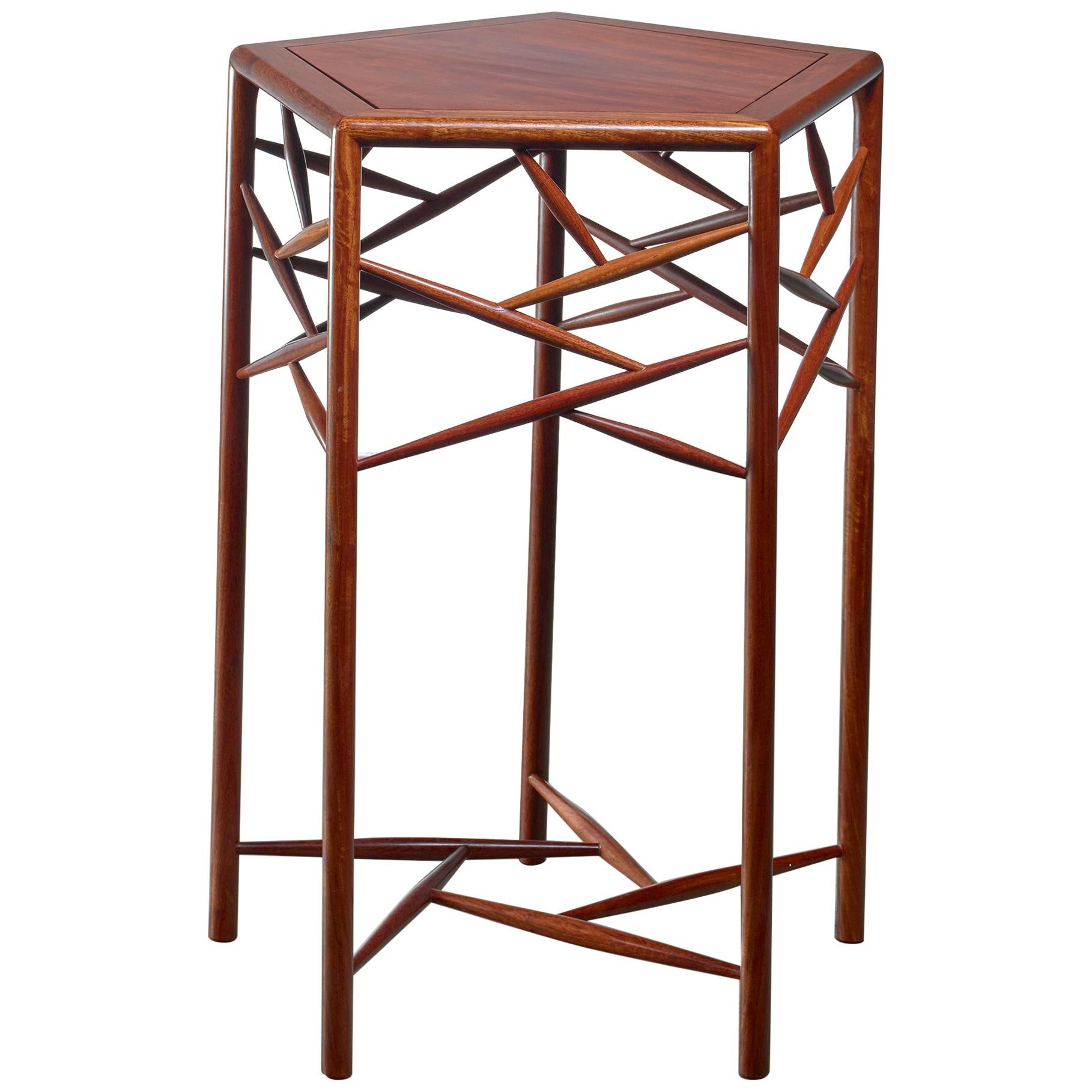 Studio Craft Wood Side Table, American, 1960s For Sale