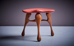Tabouret Studio Craft de Ron Curtis, États-Unis, années 1960
