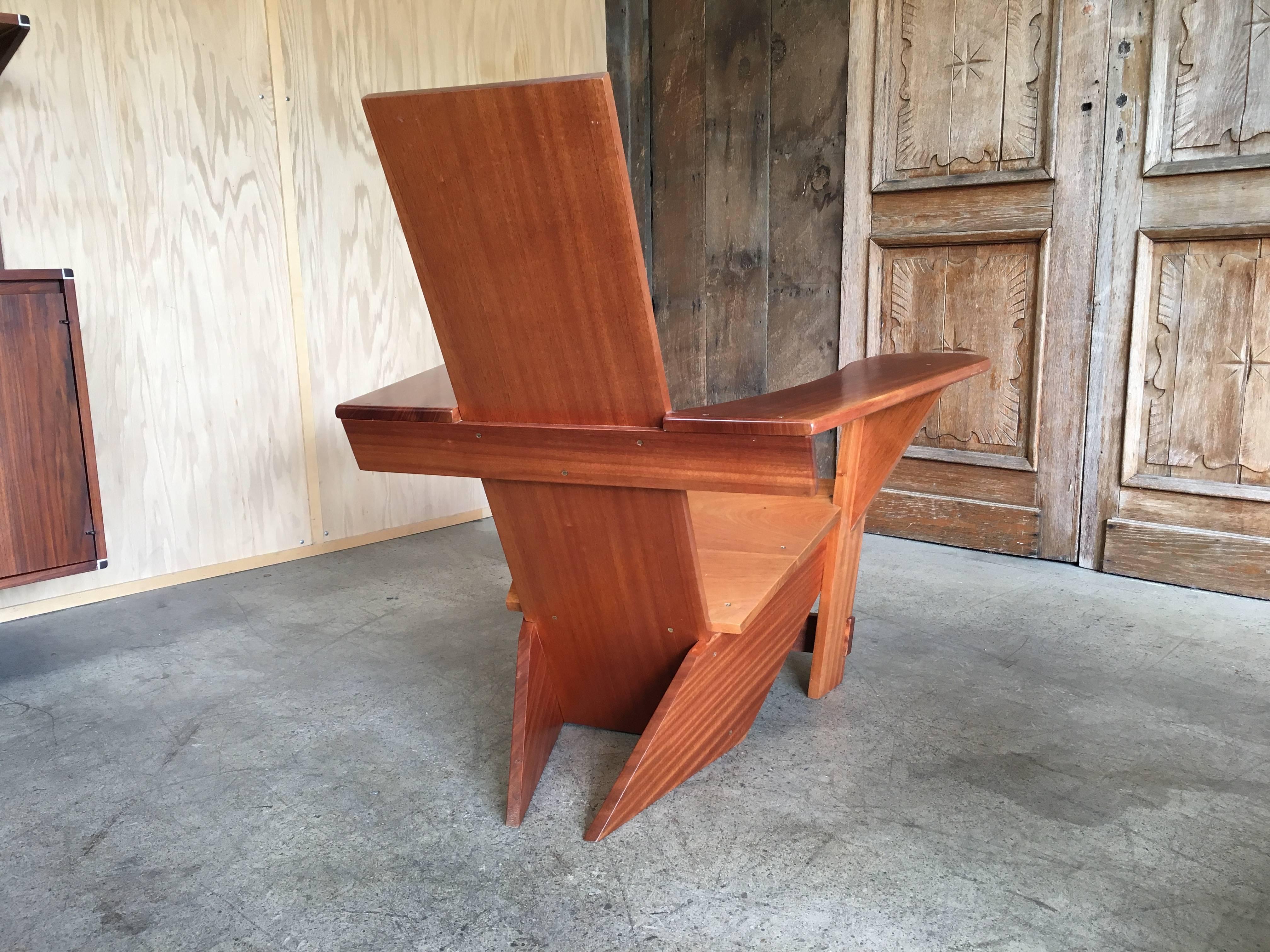 mahogany adirondack chairs