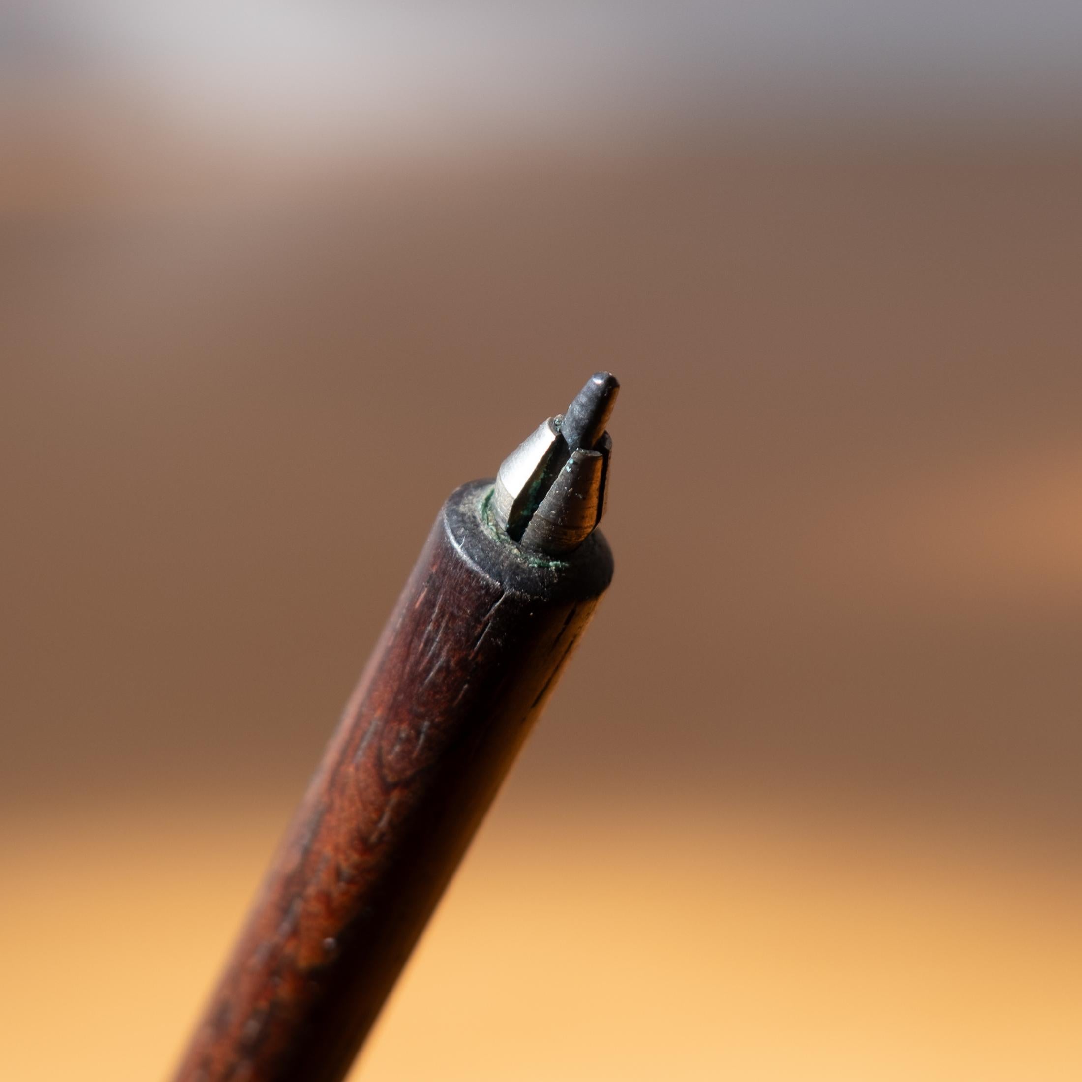 Studio Crafted Mechanischer Bleistift 1970er Jahre (Rosenholz) im Angebot