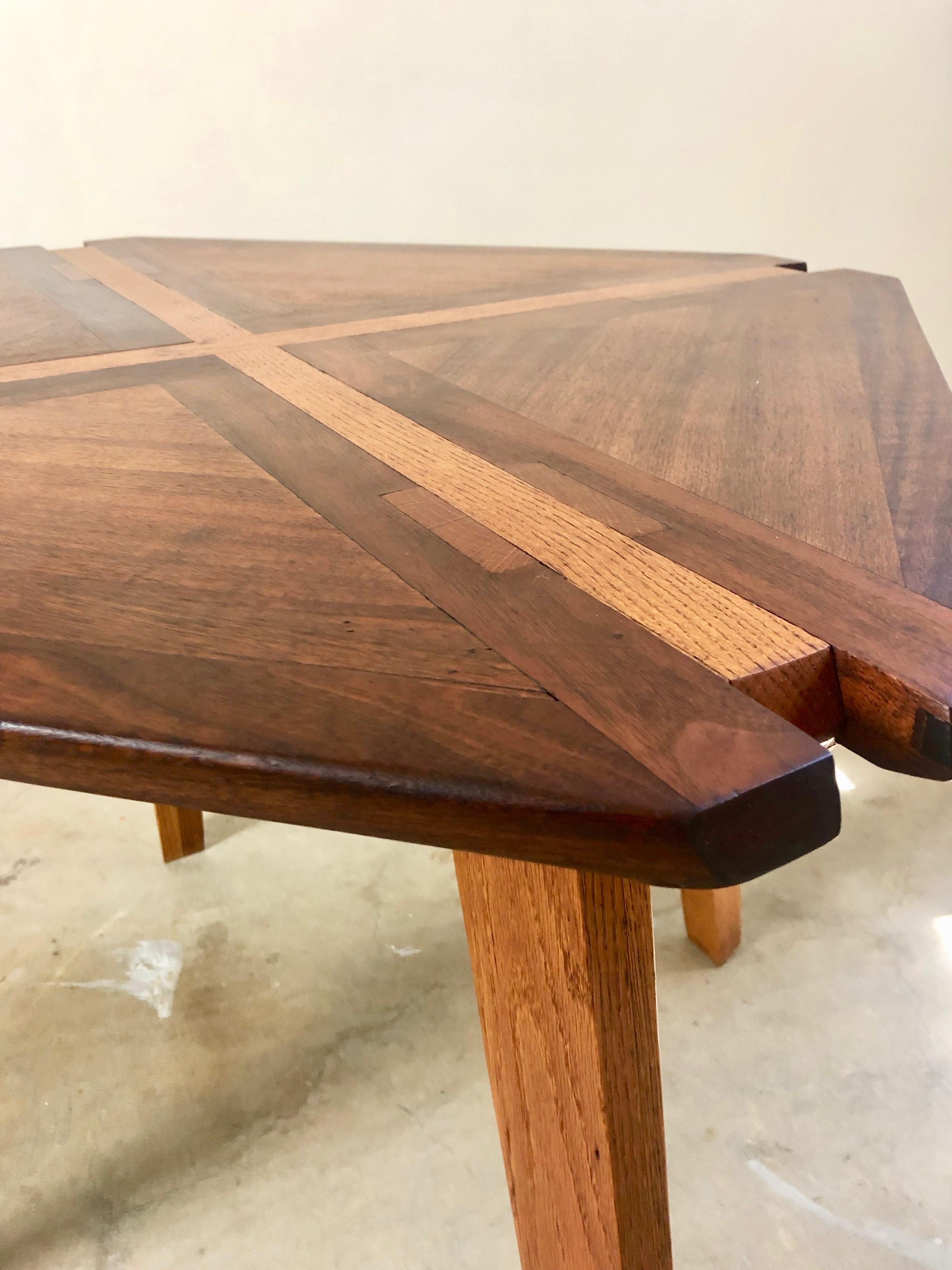 Studio Crafted Mixed Woods Dining Table / Game Table 2