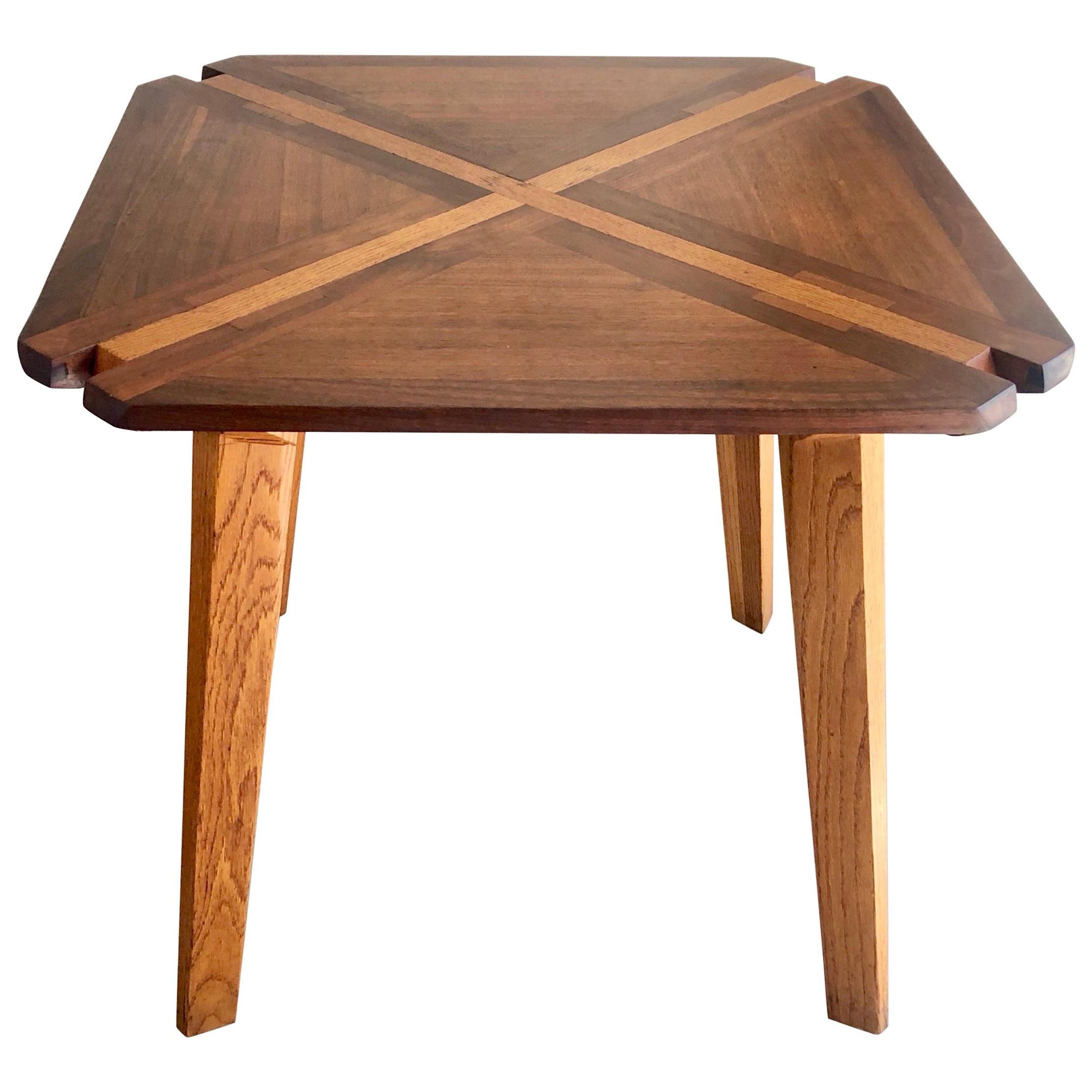 Studio Crafted Mixed Woods Dining Table / Game Table