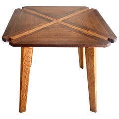 Studio Crafted Mixed Woods Dining Table / Game Table