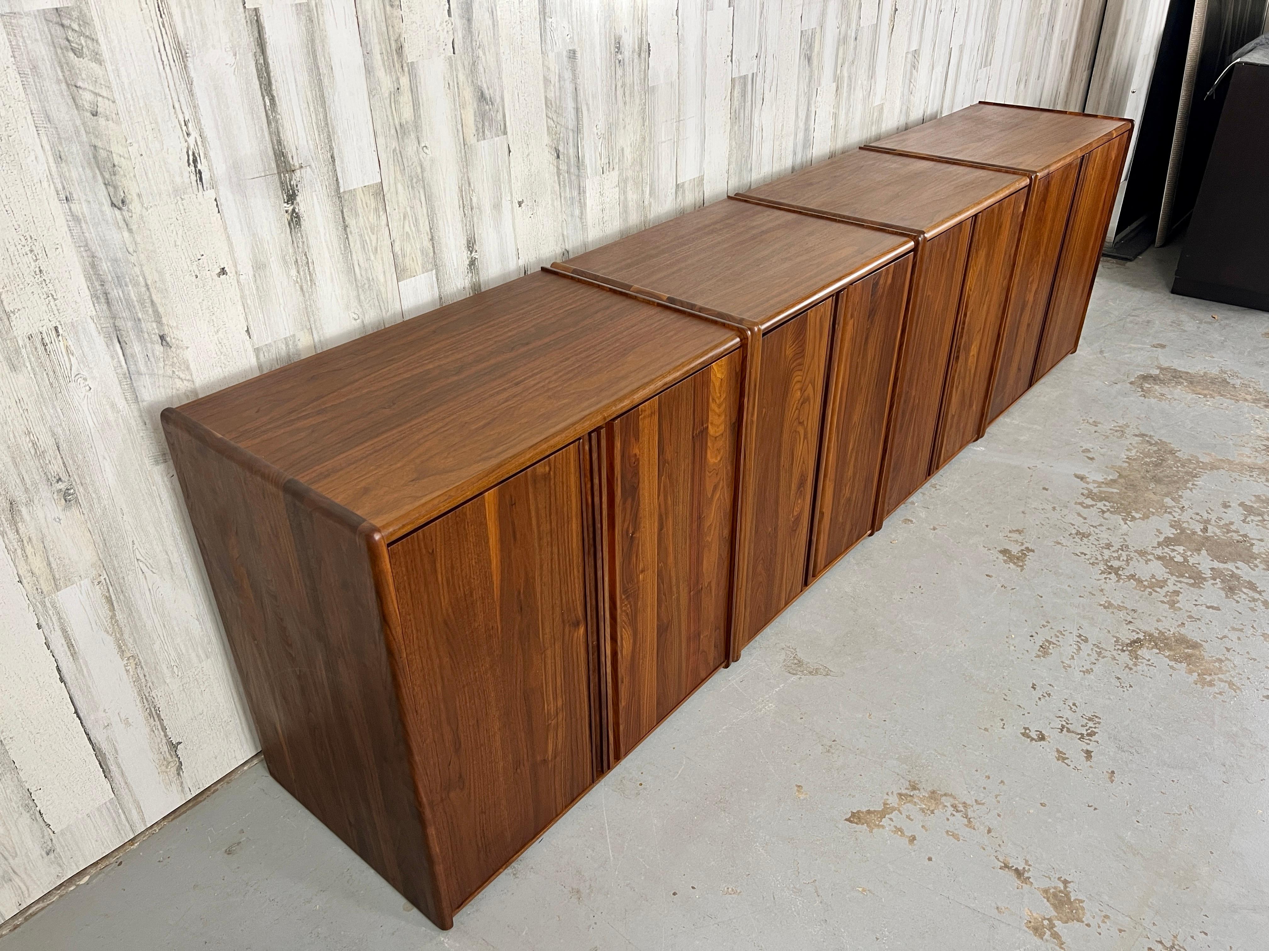 American Studio Crafted Modular Credenza For Sale