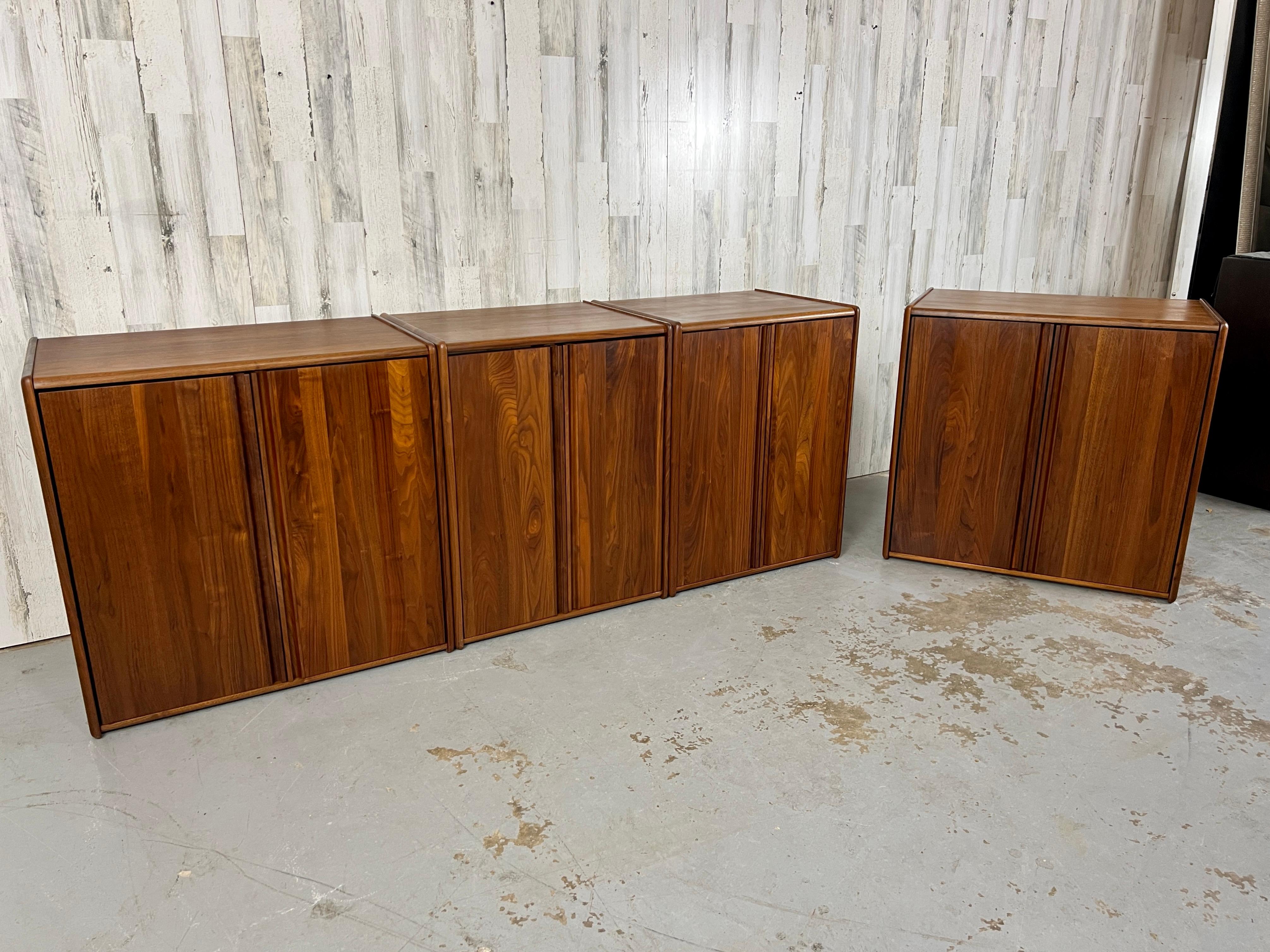 Studio Crafted Modular Credenza In Good Condition For Sale In Denton, TX