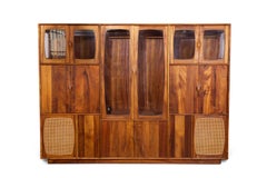 Studio Crafted Wall Unit in Solid Walnut
